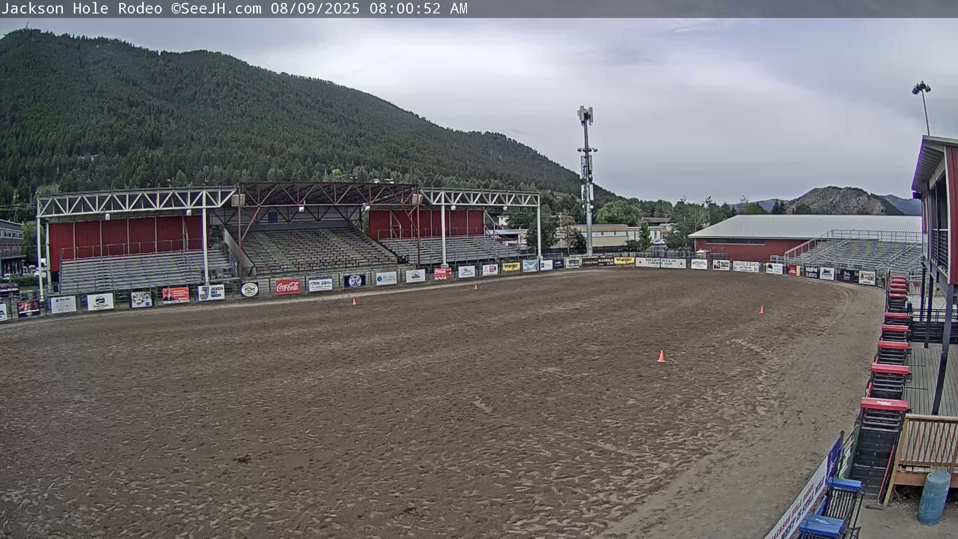 Jackson Hole, Jackson Rodeo Arena Live Cam - Jackson, Teton, Wyoming, USA
