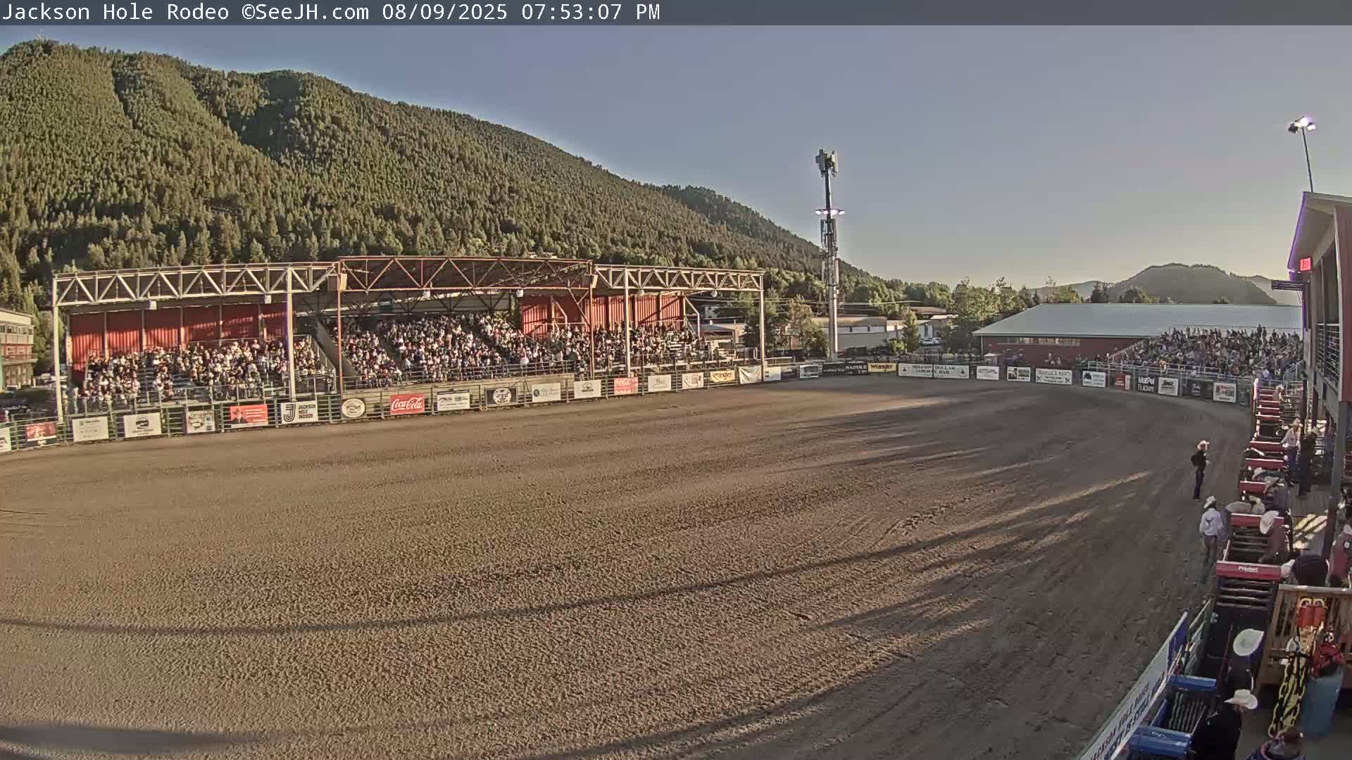 Jackson Hole, Jackson Rodeo Arena Live Cam - Jackson, Teton, Wyoming, USA