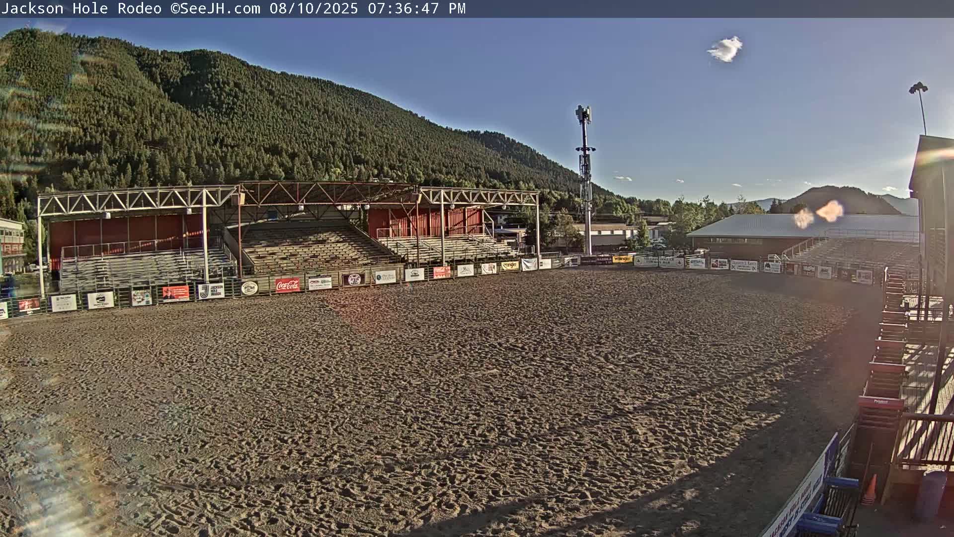 Jackson Hole, Jackson Rodeo Arena Live Cam - Jackson, Teton, Wyoming, USA
