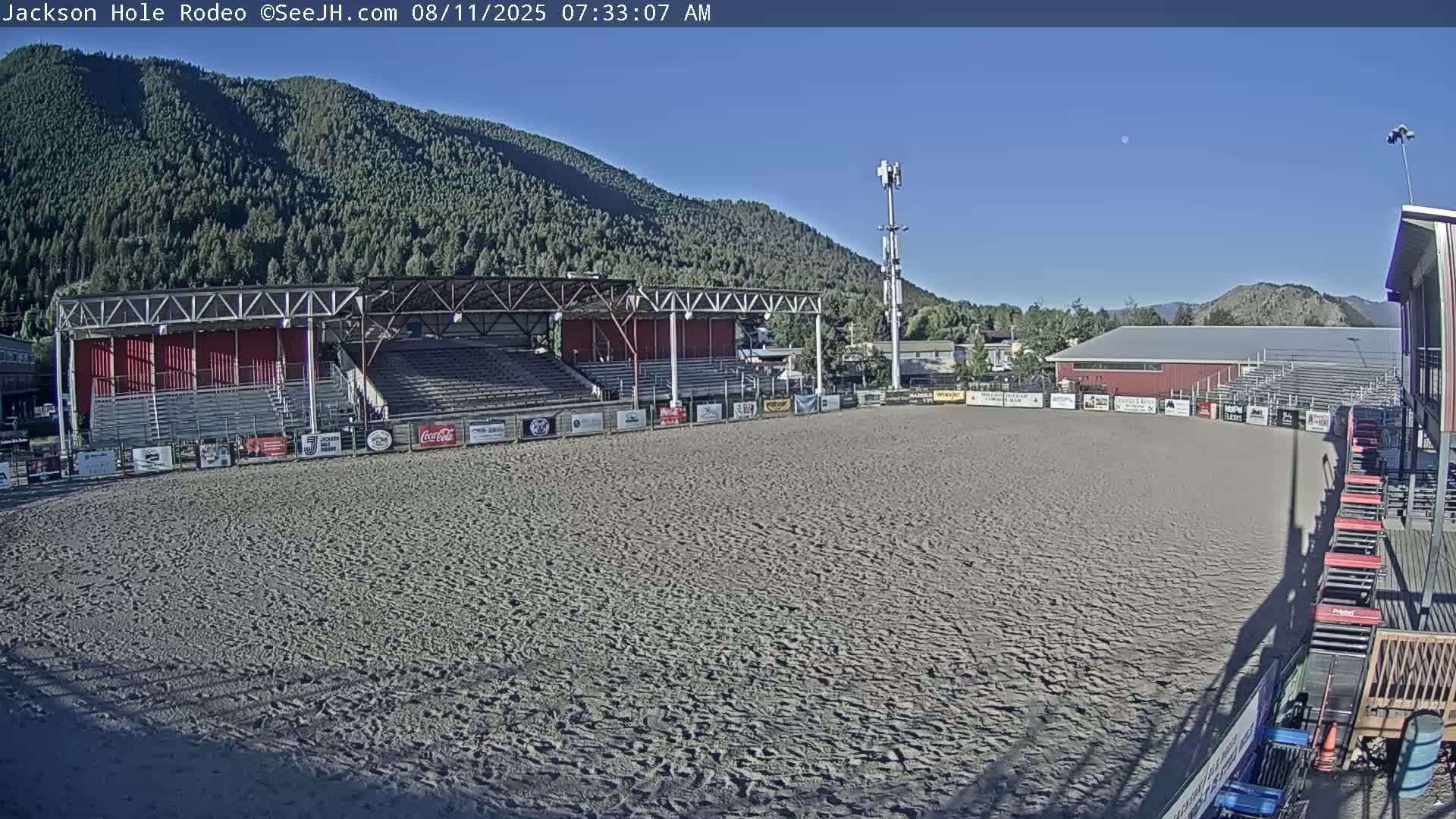 Jackson Hole, Jackson Rodeo Arena Live Cam - Jackson, Teton, Wyoming, USA