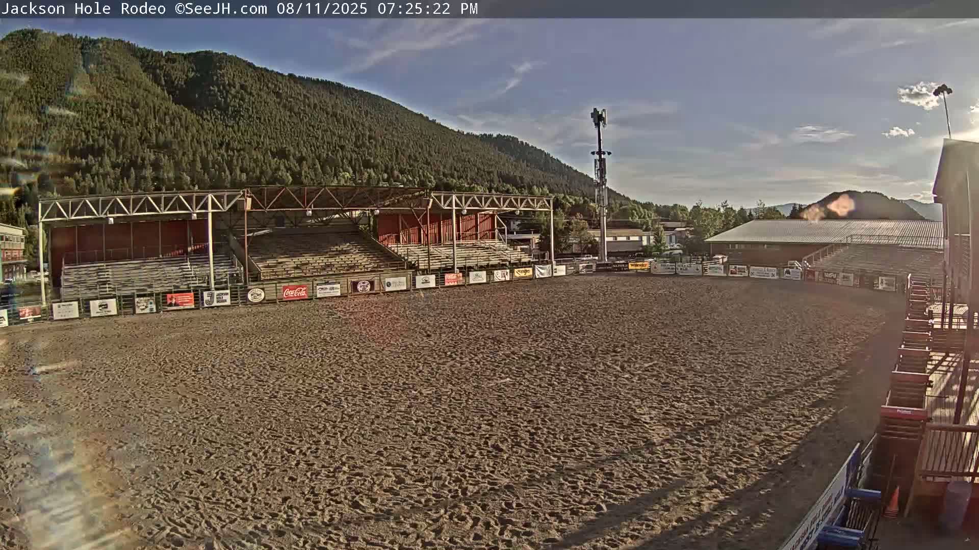 Jackson Hole, Jackson Rodeo Arena Live Cam - Jackson, Teton, Wyoming, USA
