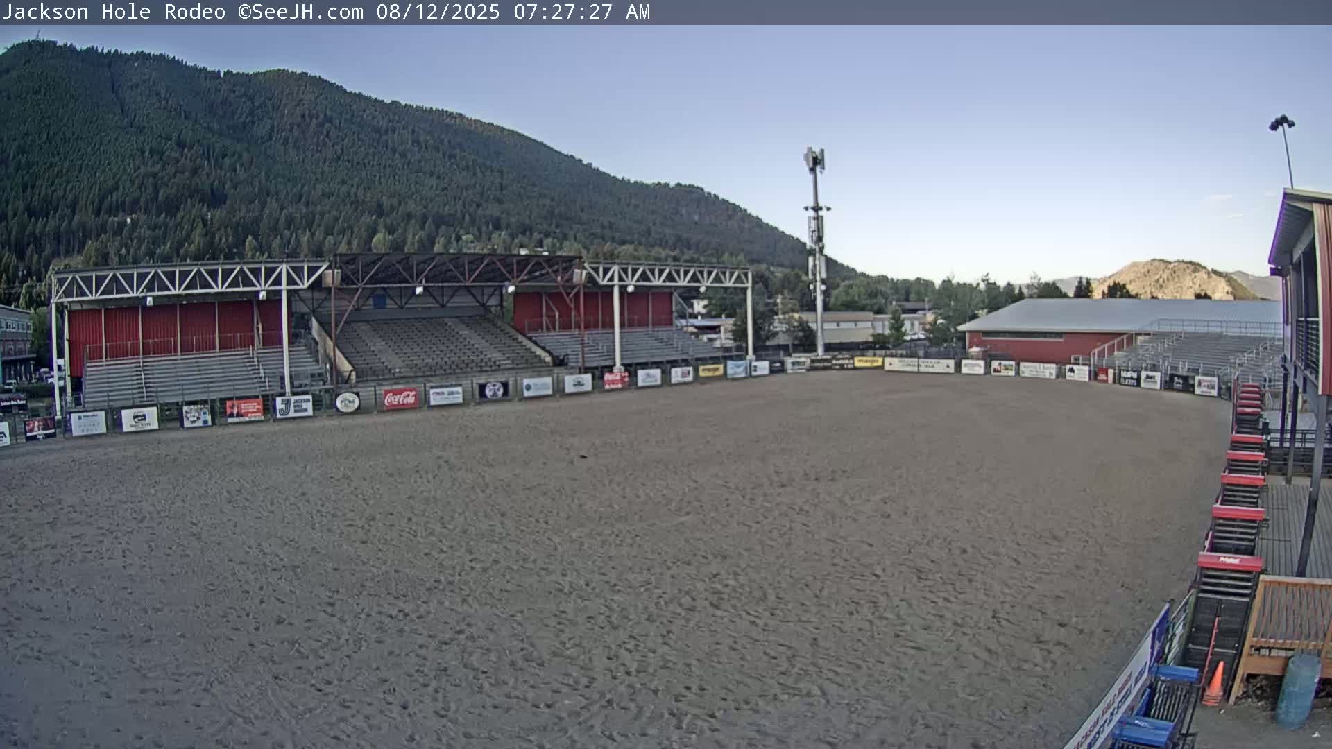 Jackson Hole, Jackson Rodeo Arena Live Cam - Jackson, Teton, Wyoming, USA