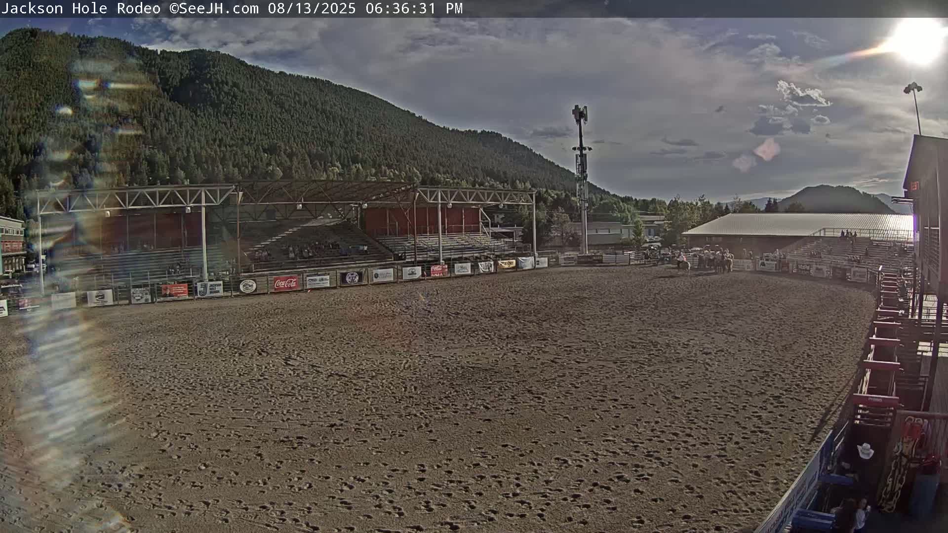 Jackson Hole, Jackson Rodeo Arena Live Cam - Jackson, Teton, Wyoming, USA