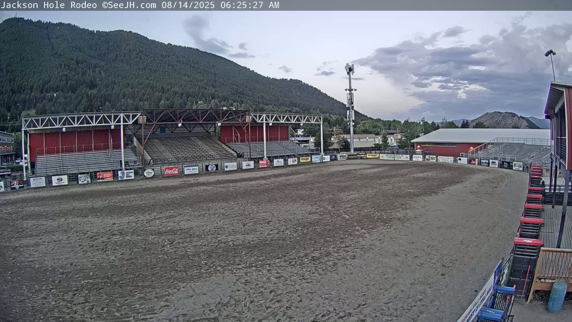 Jackson Hole, Jackson Rodeo Arena Live Cam - Jackson, Teton, Wyoming, USA