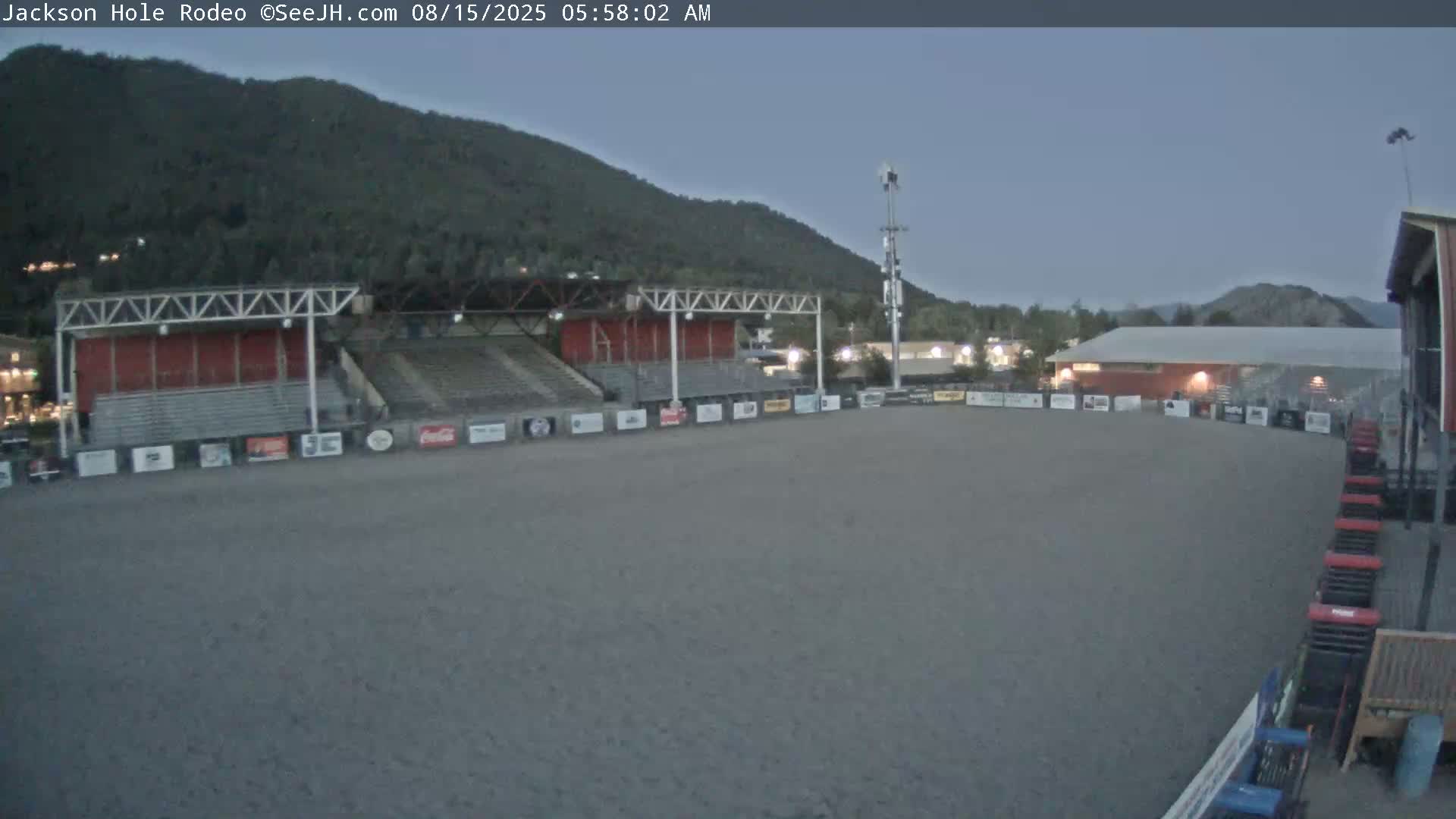 Jackson Hole, Jackson Rodeo Arena Live Cam - Jackson, Teton, Wyoming, USA