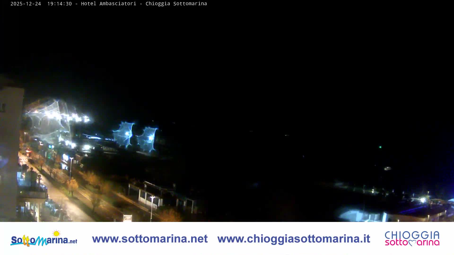 Chioggia Sottomarina Beach & Adriatic Coast Skyline Live Cam - Venice, Veneto, Italy