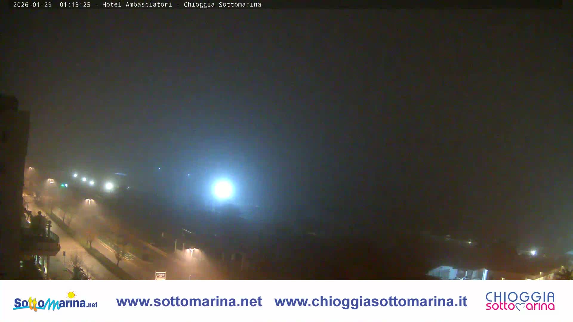 Chioggia Sottomarina Beach & Adriatic Coast Skyline Live Cam - Venice, Veneto, Italy