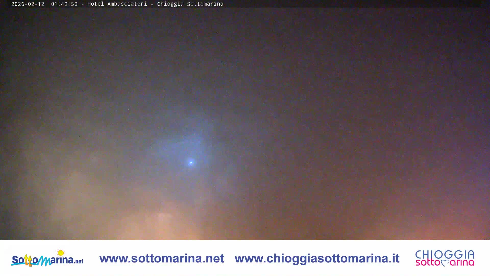 Chioggia Sottomarina Beach & Adriatic Coast Skyline Live Cam - Venice, Veneto, Italy