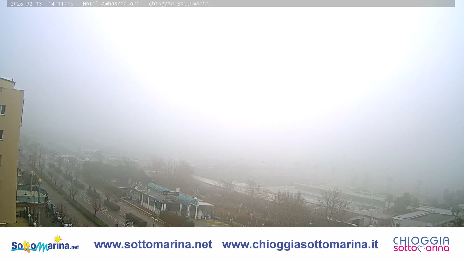 Chioggia Sottomarina Beach & Adriatic Coast Skyline Live Cam - Venice, Veneto, Italy