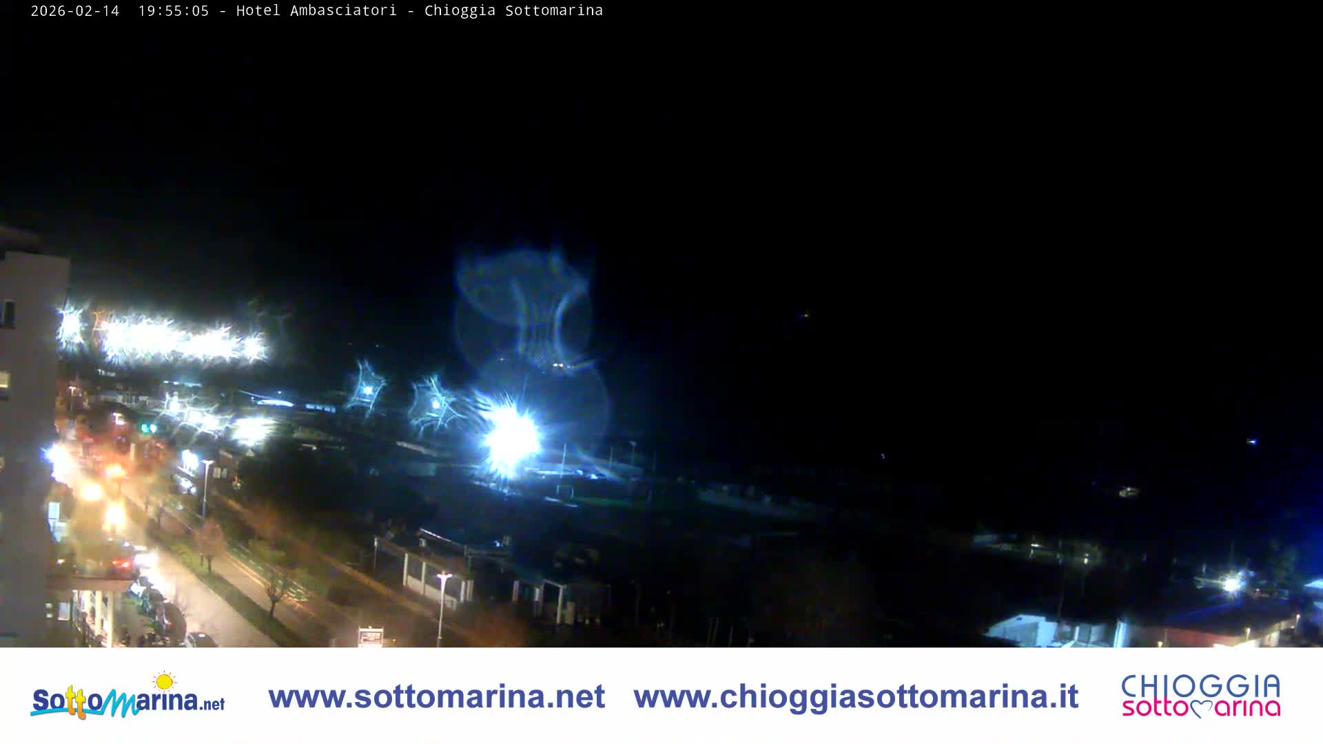 Chioggia Sottomarina Beach & Adriatic Coast Skyline Live Cam - Venice, Veneto, Italy