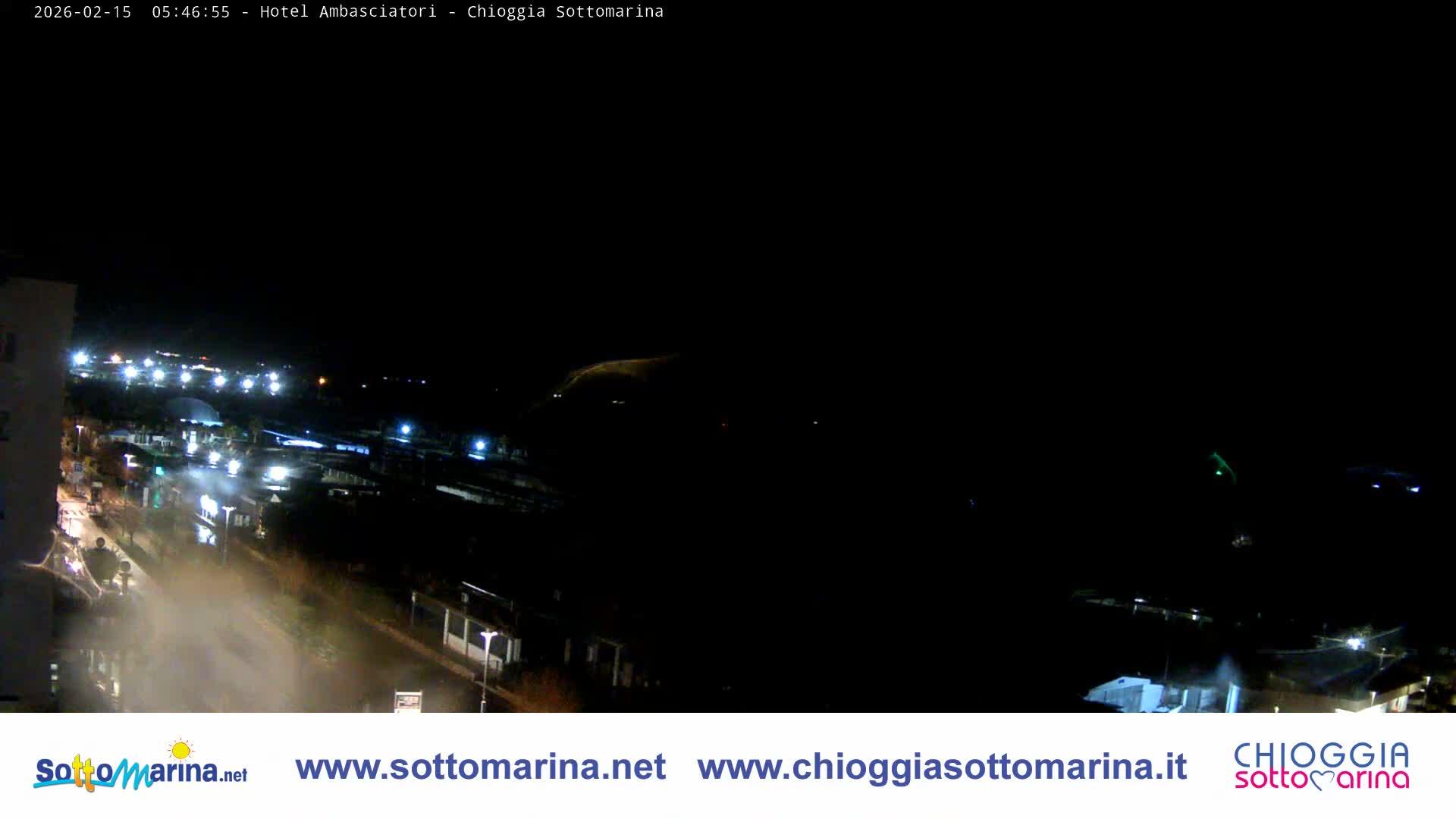 Chioggia Sottomarina Beach & Adriatic Coast Skyline Live Cam - Venice, Veneto, Italy