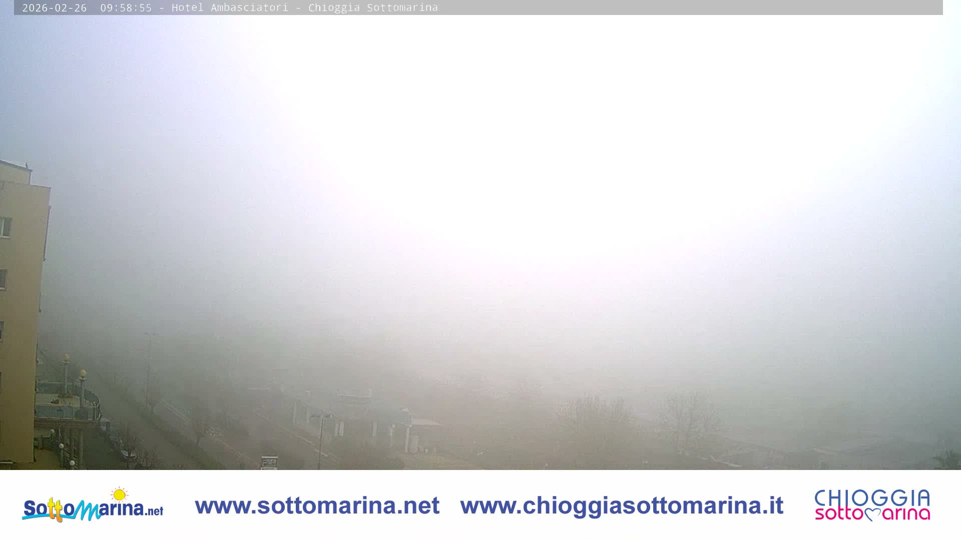 Chioggia Sottomarina Beach & Adriatic Coast Skyline Live Cam - Venice, Veneto, Italy