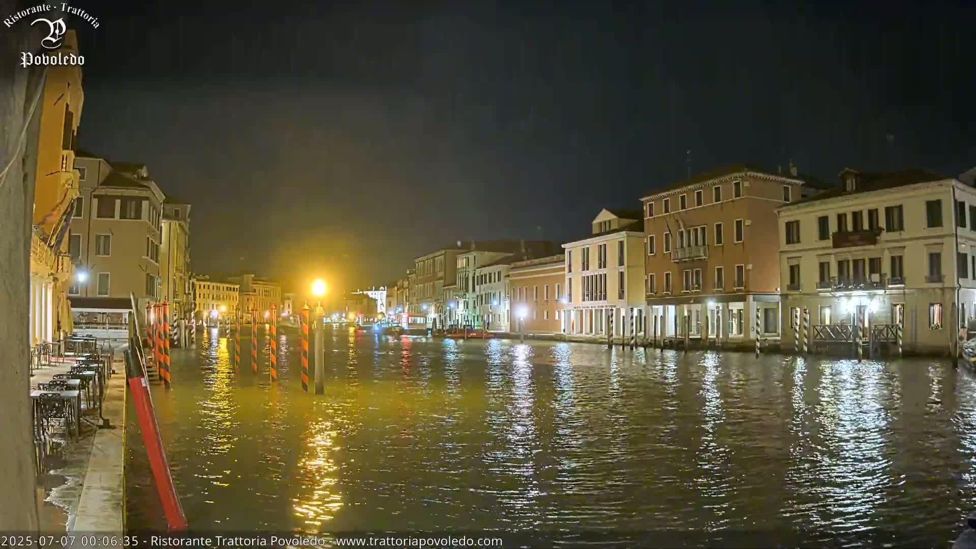 Venezia, Grand Canal Boat Traffic View Live Cam - Venice, Veneto, Italy