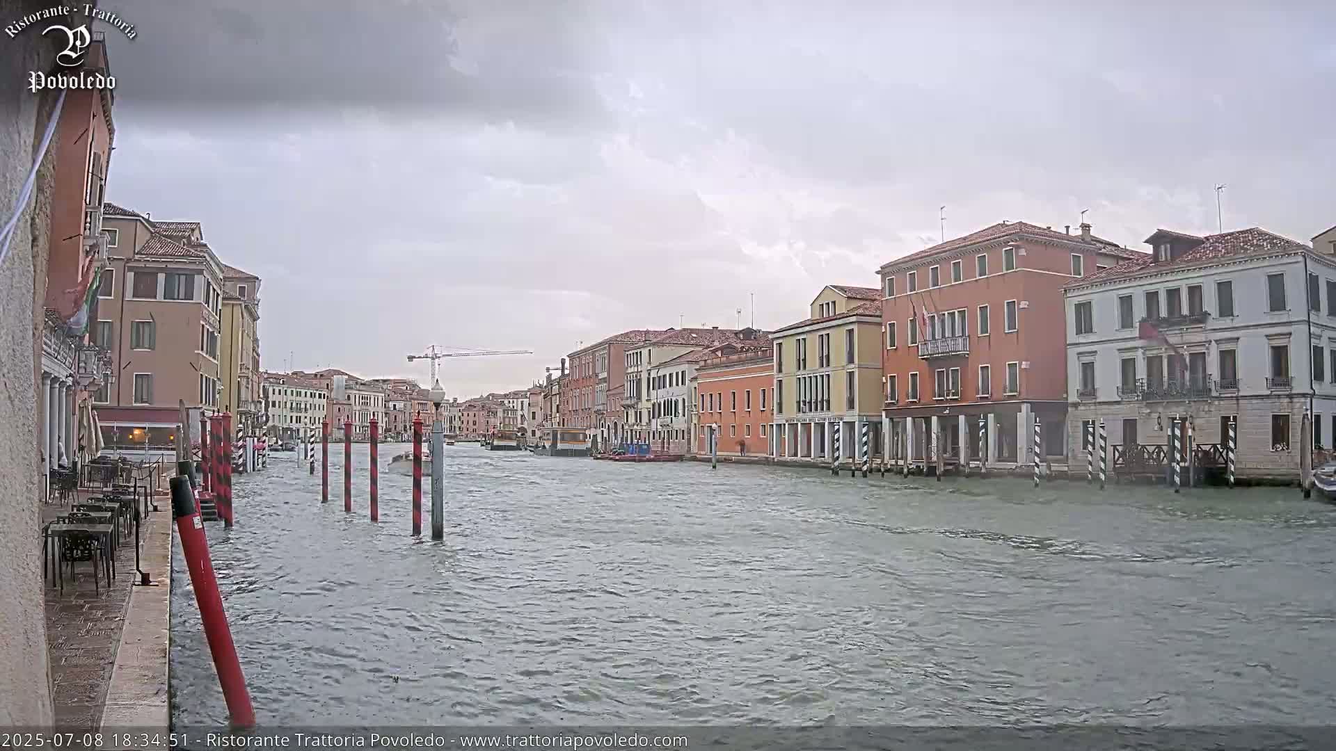 Venezia, Grand Canal Boat Traffic View Live Cam - Venice, Veneto, Italy