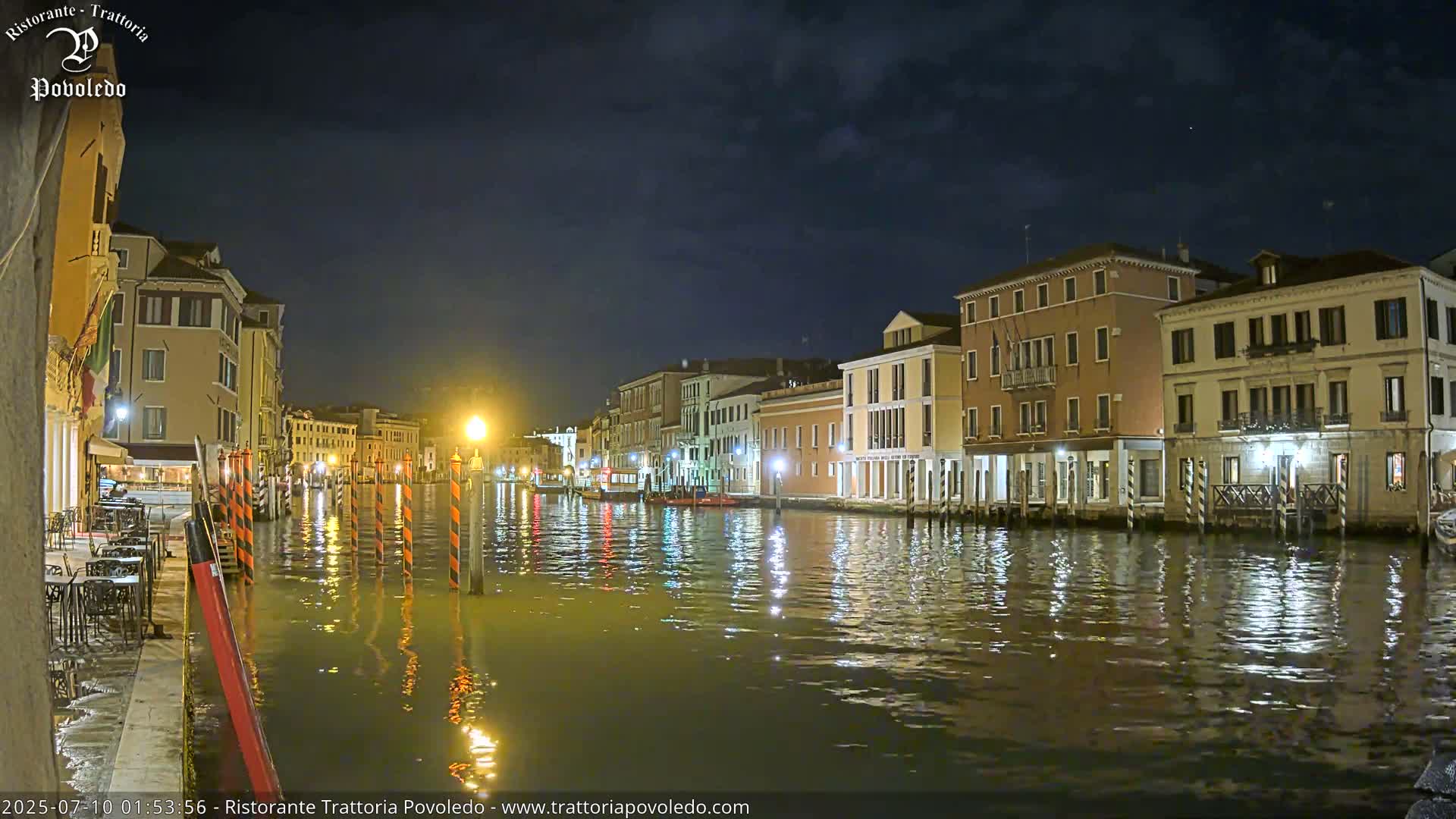 Venezia, Grand Canal Boat Traffic View Live Cam - Venice, Veneto, Italy