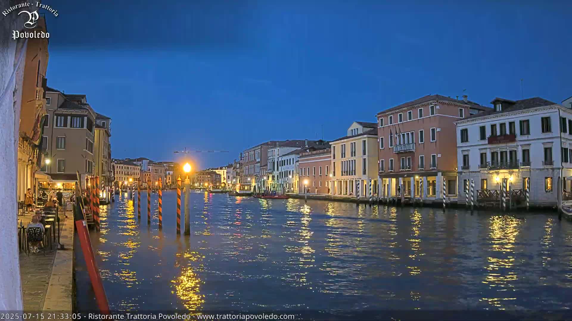 Venezia, Grand Canal Boat Traffic View Live Cam - Venice, Veneto, Italy