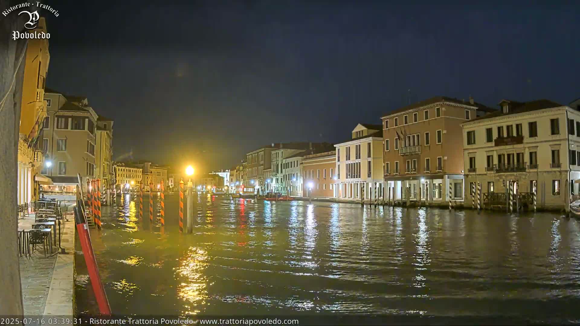 Venezia, Grand Canal Boat Traffic View Live Cam - Venice, Veneto, Italy