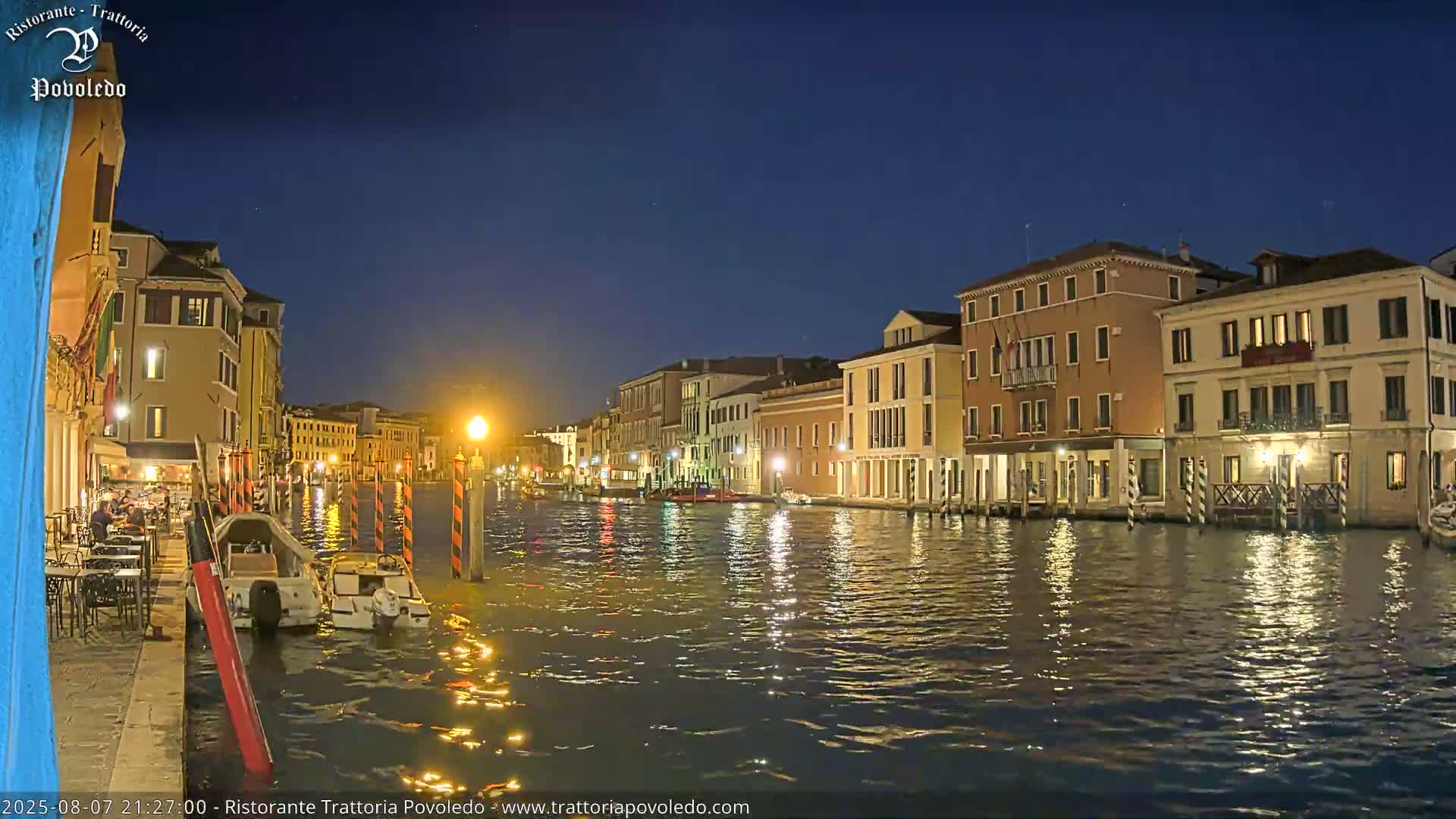 Venezia, Grand Canal Boat Traffic View Live Cam - Venice, Veneto, Italy