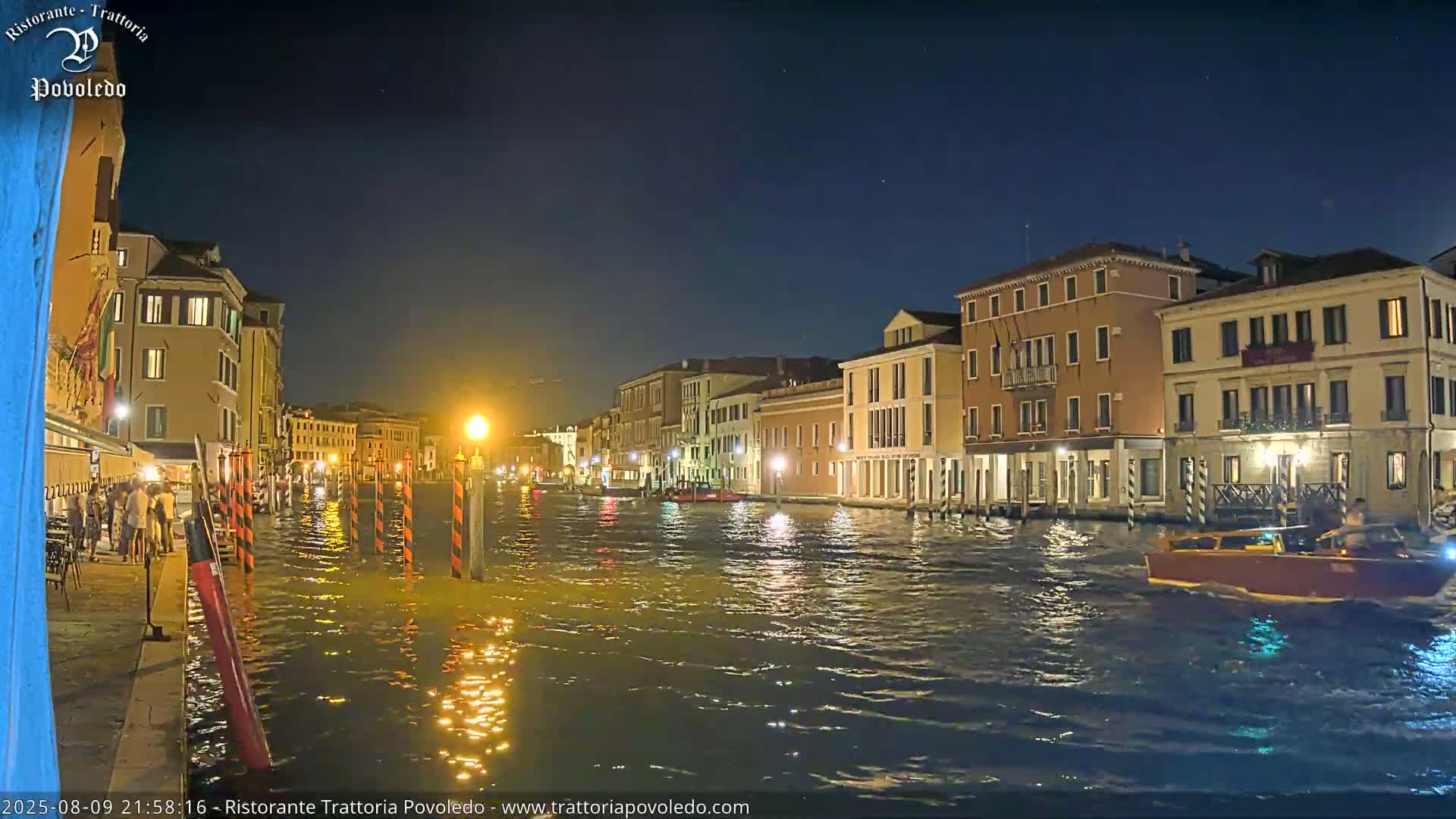 Venezia, Grand Canal Boat Traffic View Live Cam - Venice, Veneto, Italy