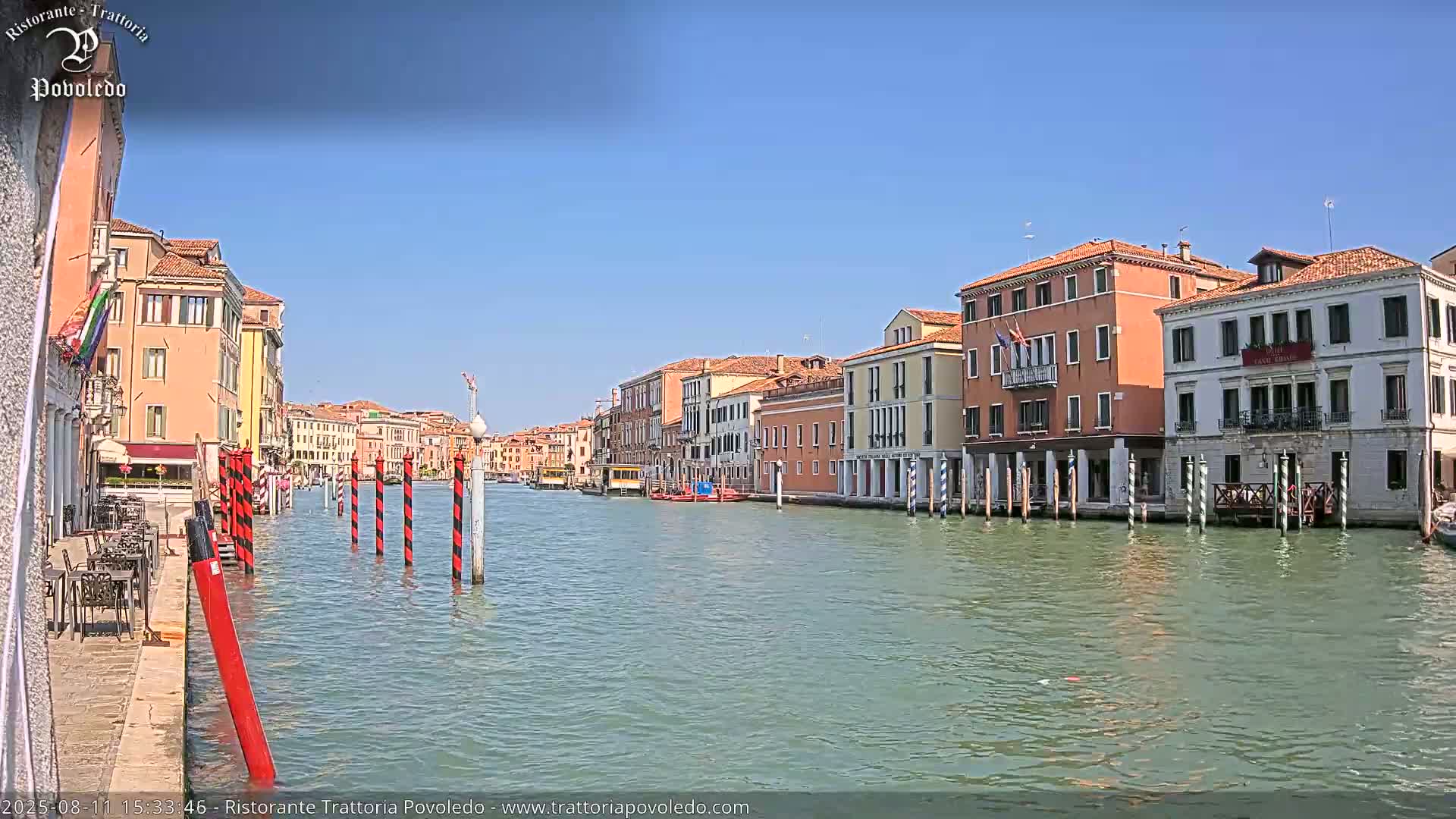 Venezia, Grand Canal Boat Traffic View Live Cam - Venice, Veneto, Italy