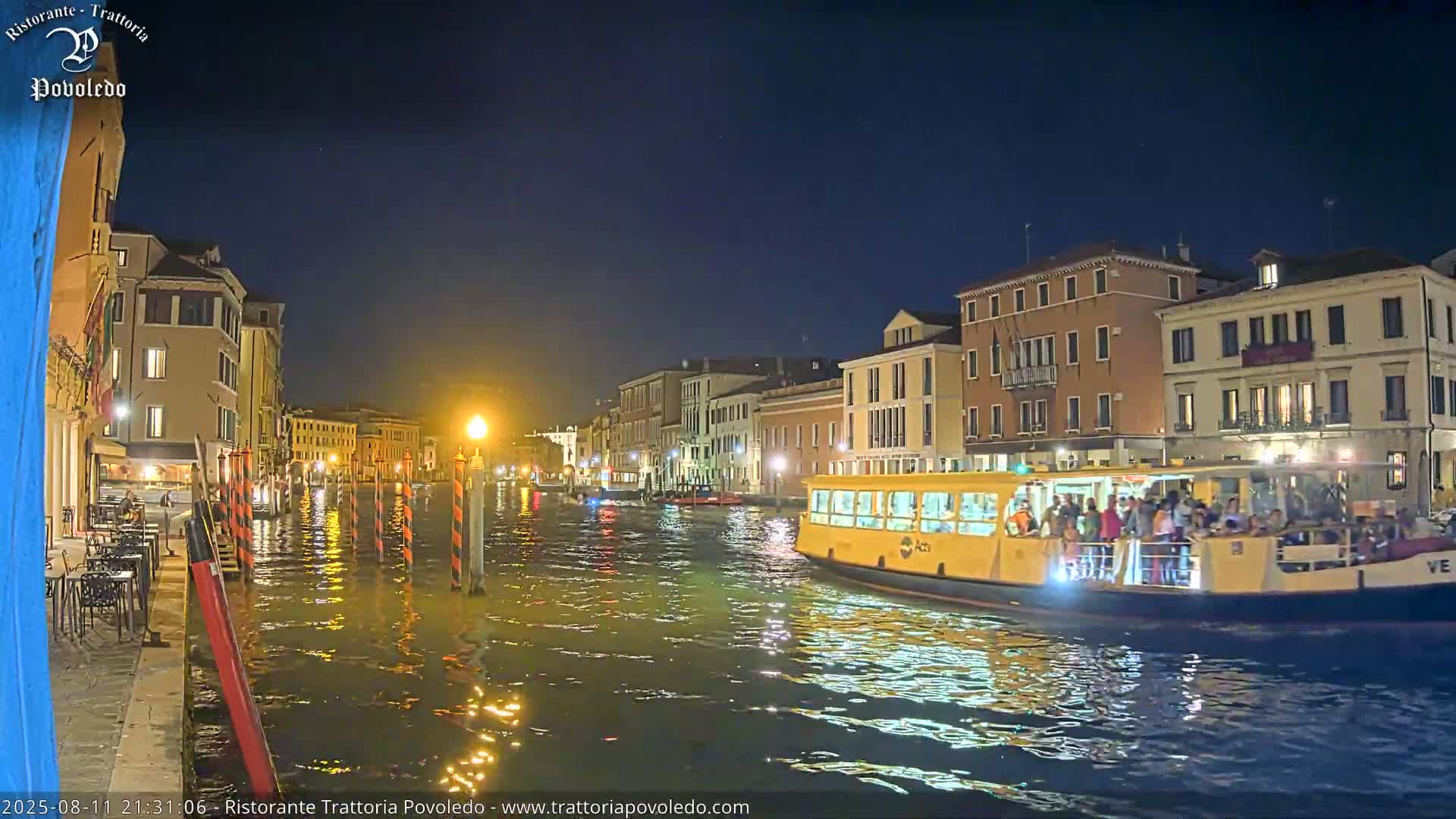 Venezia, Grand Canal Boat Traffic View Live Cam - Venice, Veneto, Italy