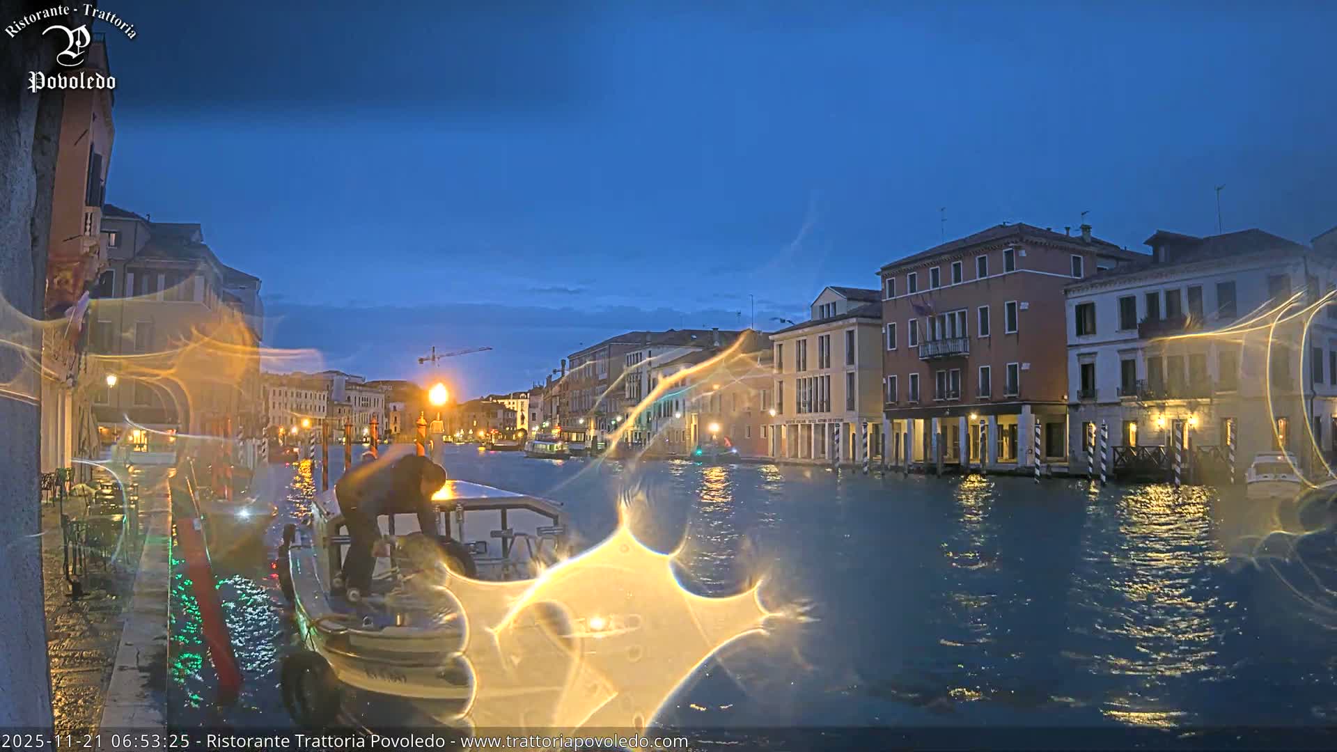 Venezia, Grand Canal Boat Traffic View Live Cam - Venice, Veneto, Italy
