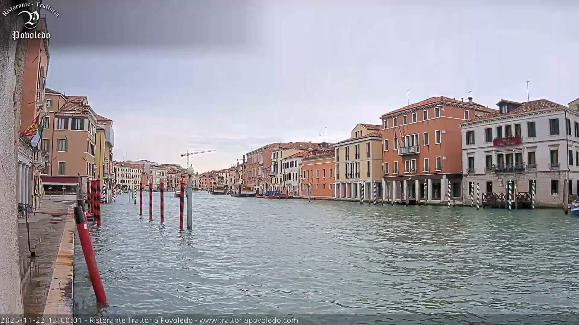 Venezia, Grand Canal Boat Traffic View Live Cam - Venice, Veneto, Italy