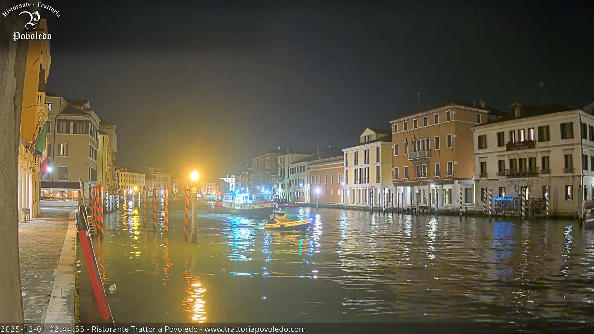 Venezia, Grand Canal Boat Traffic View Live Cam - Venice, Veneto, Italy