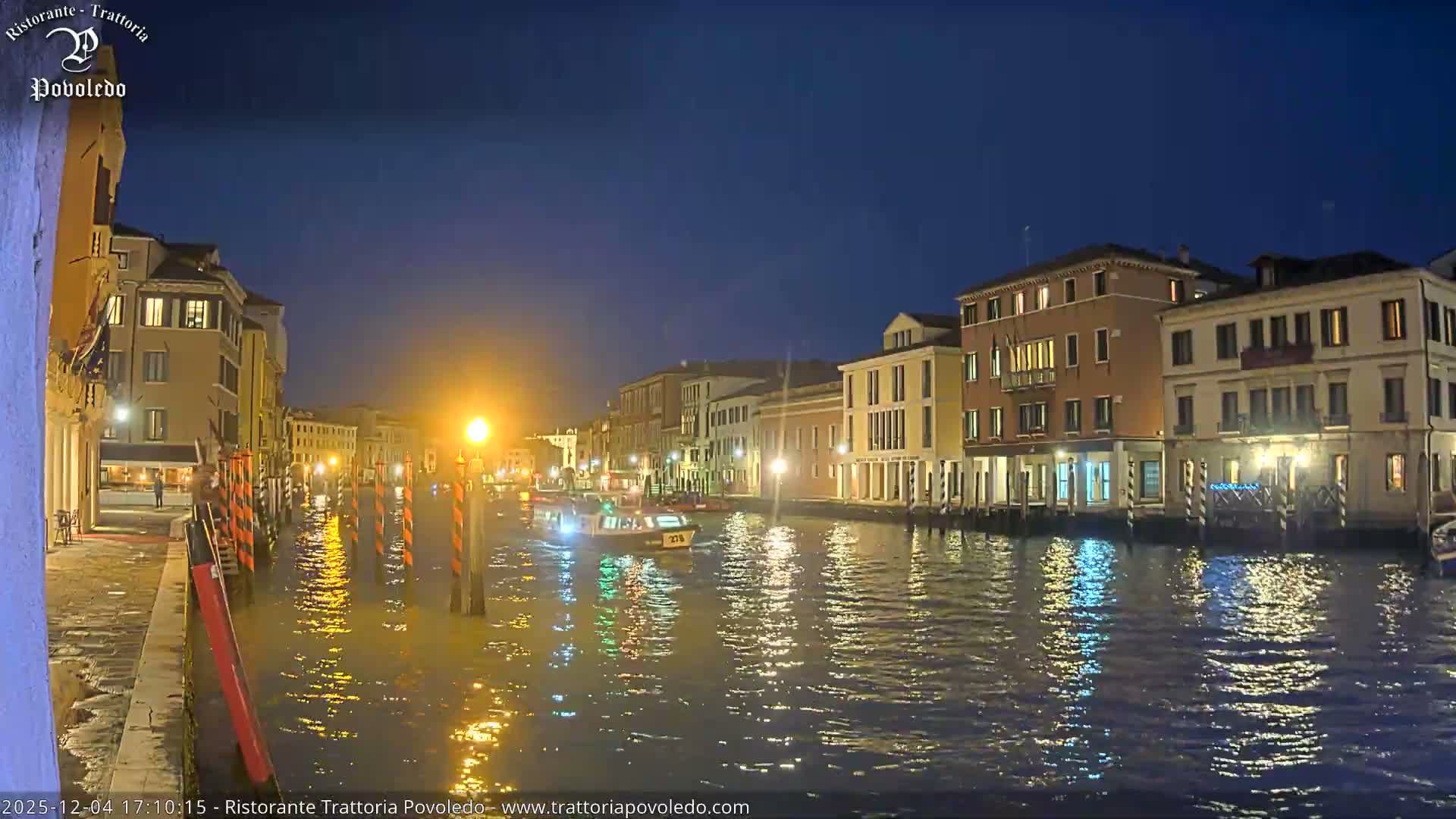 Venezia, Grand Canal Boat Traffic View Live Cam - Venice, Veneto, Italy