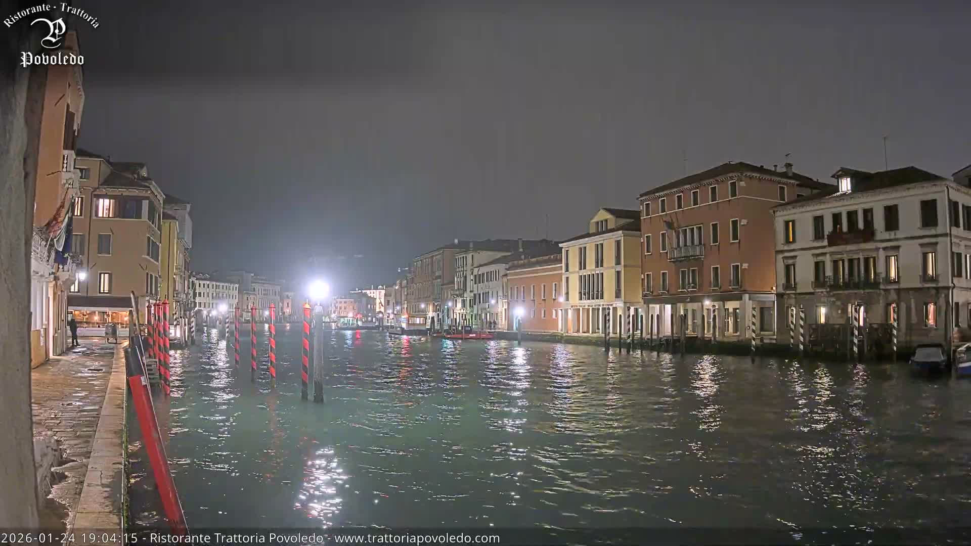 Venezia, Grand Canal Boat Traffic View Live Cam - Venice, Veneto, Italy