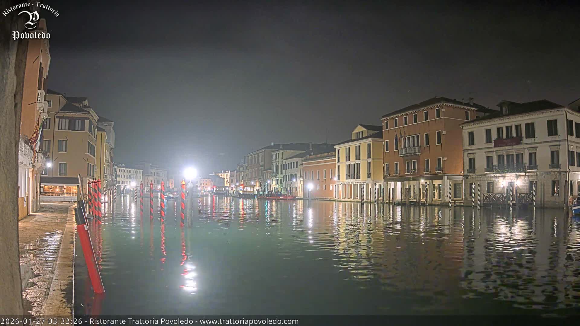 Venezia, Grand Canal Boat Traffic View Live Cam - Venice, Veneto, Italy