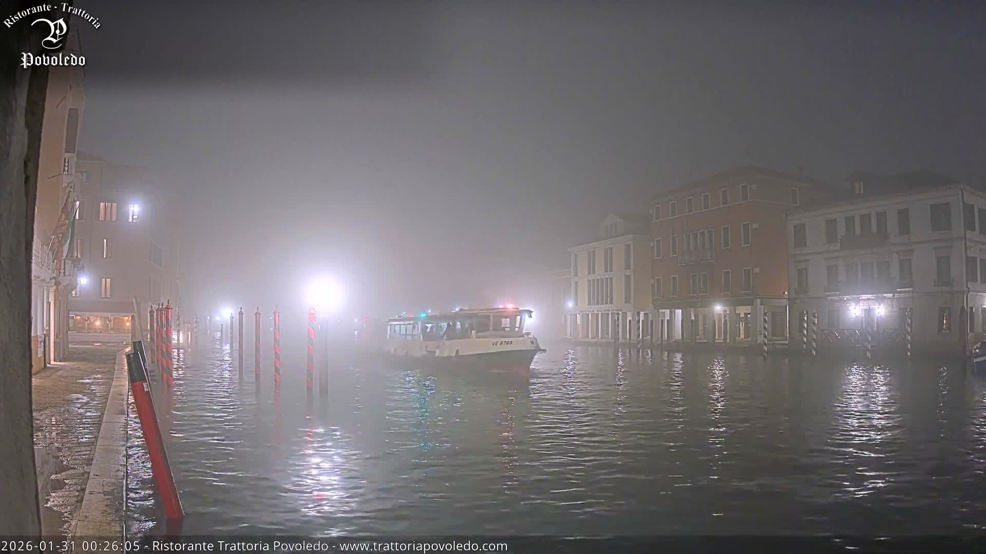 Venezia, Grand Canal Boat Traffic View Live Cam - Venice, Veneto, Italy