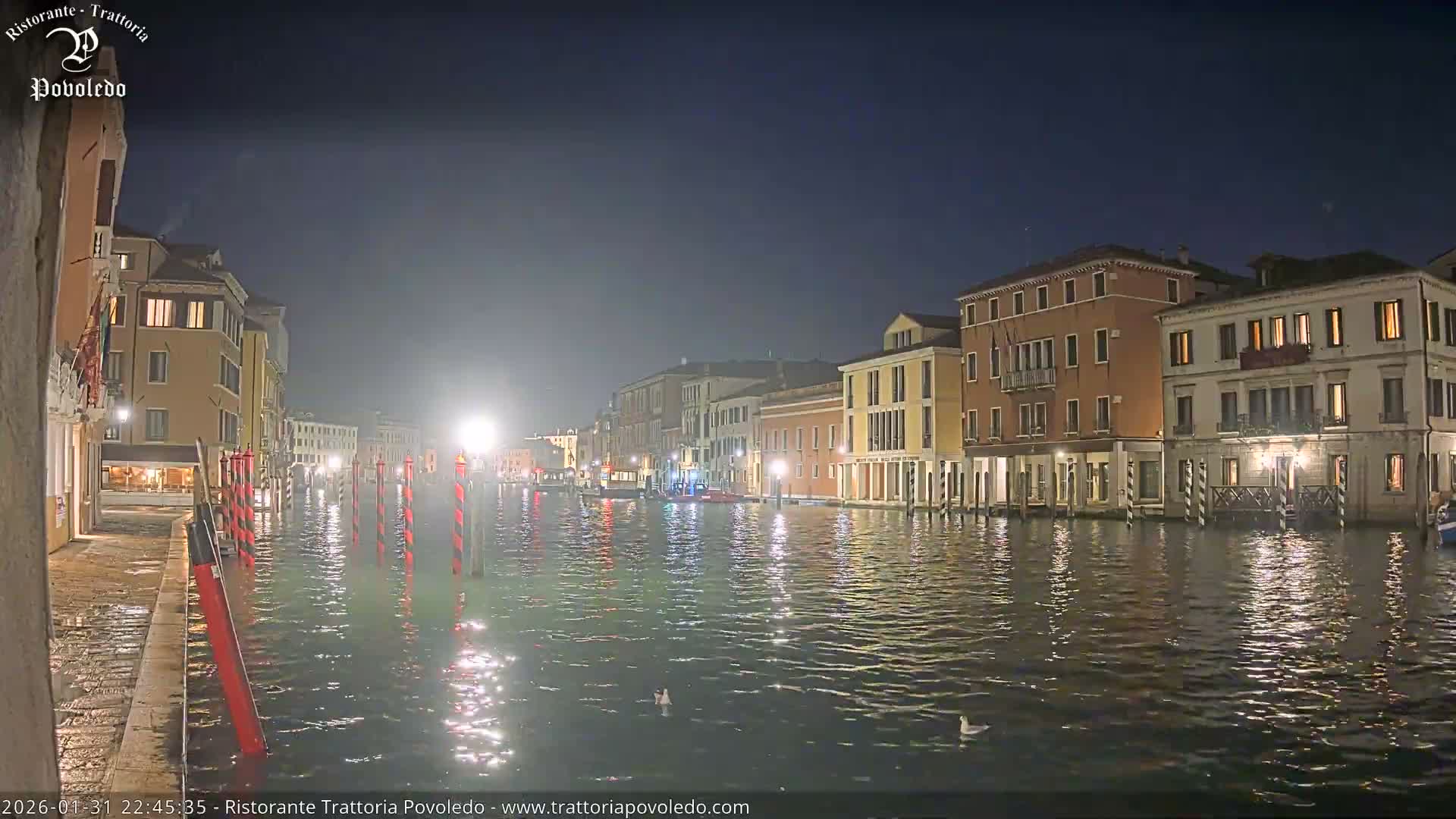 Venezia, Grand Canal Boat Traffic View Live Cam - Venice, Veneto, Italy