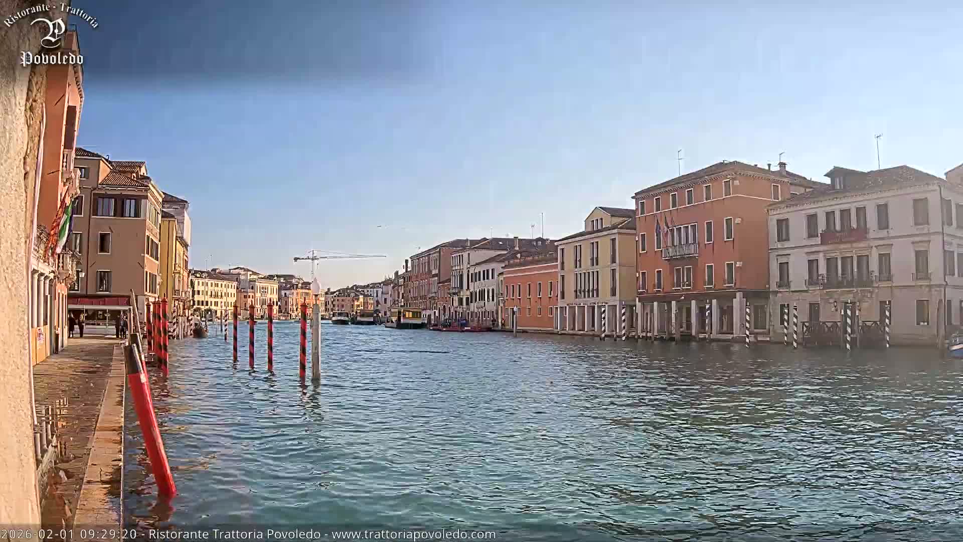 Venezia, Grand Canal Boat Traffic View Live Cam - Venice, Veneto, Italy