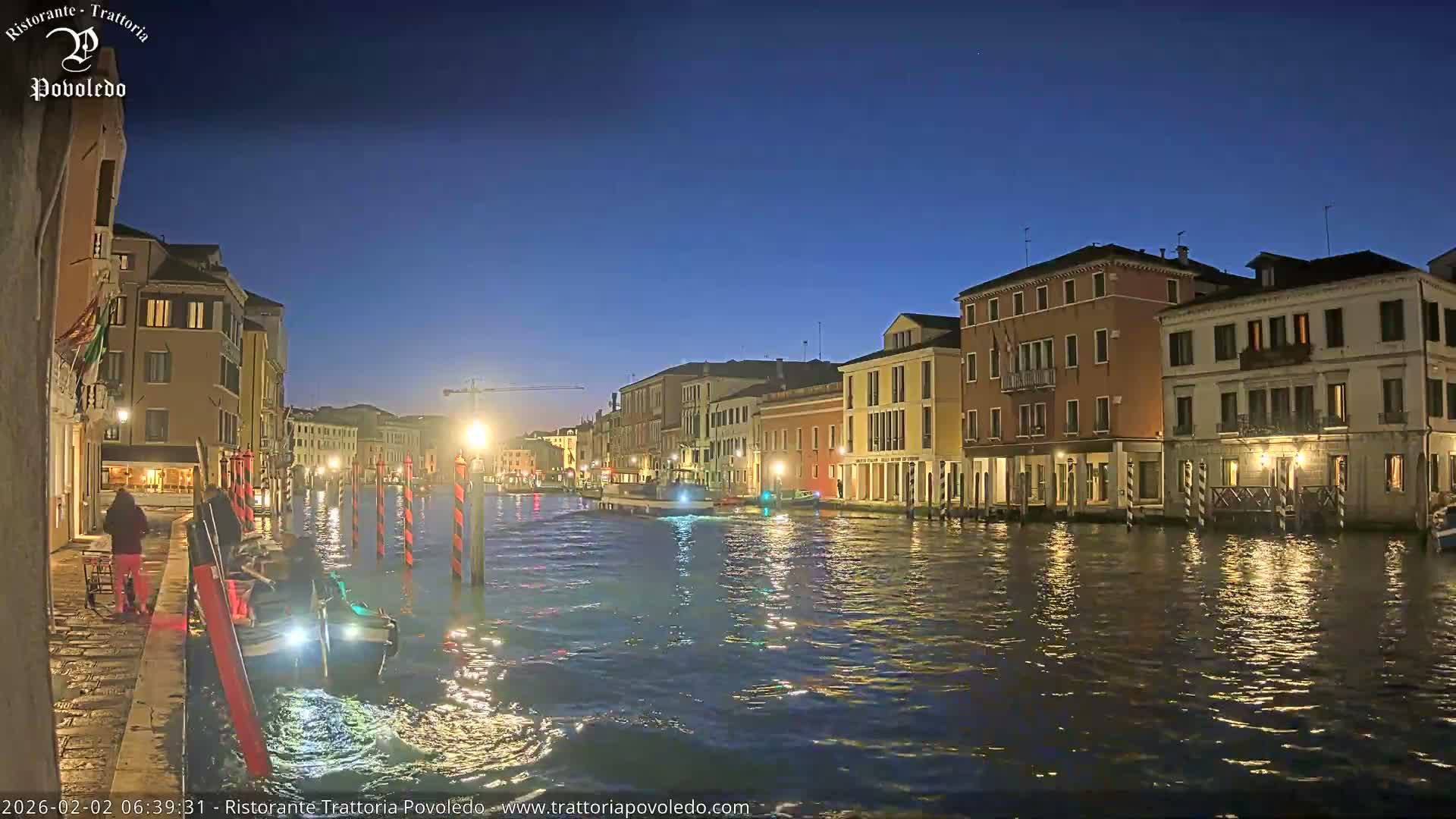 Venezia, Grand Canal Boat Traffic View Live Cam - Venice, Veneto, Italy