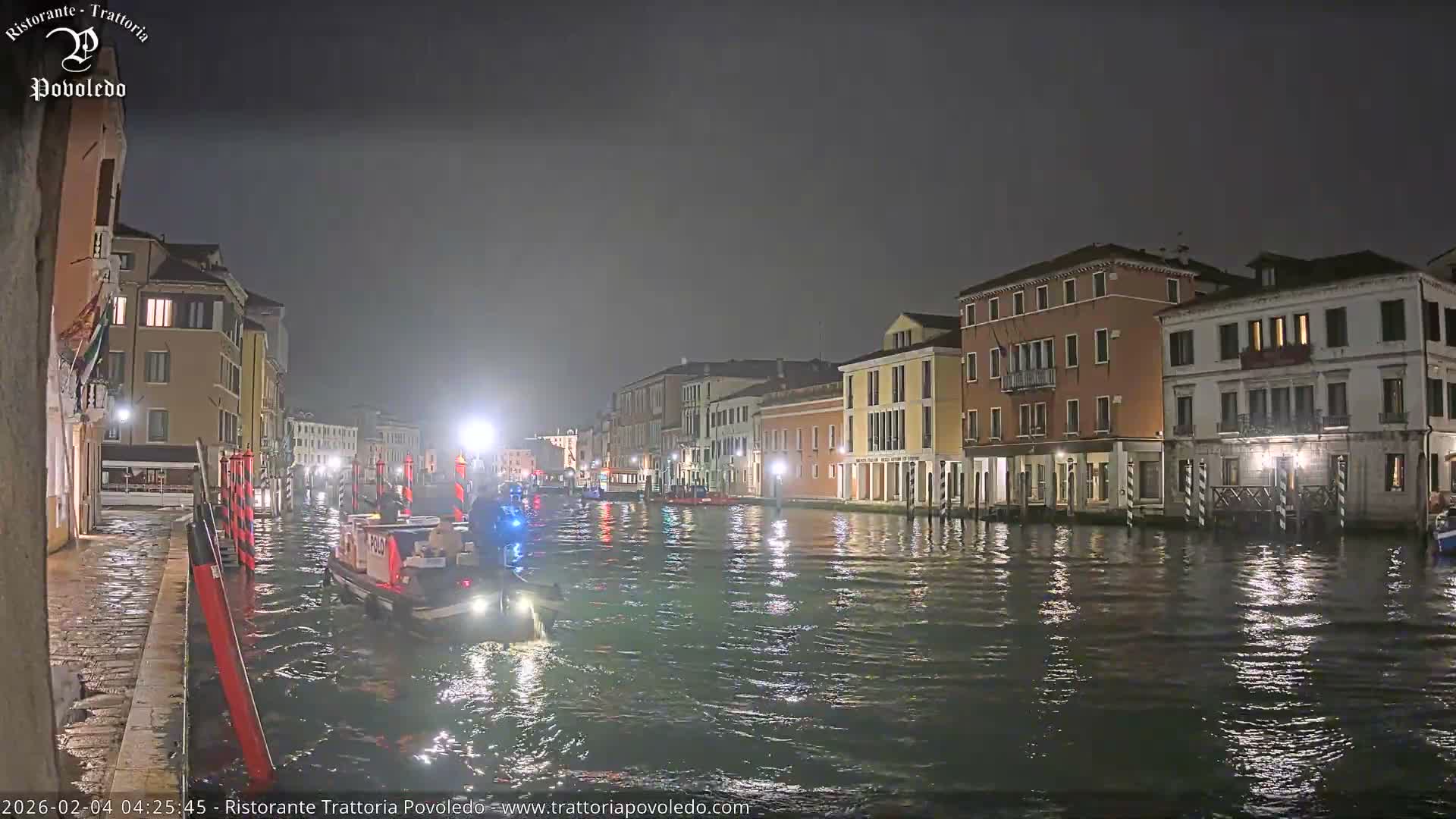 Venezia, Grand Canal Boat Traffic View Live Cam - Venice, Veneto, Italy