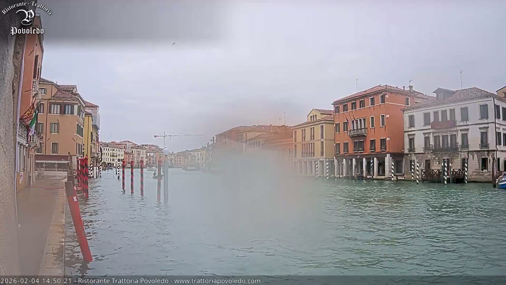 Venezia, Grand Canal Boat Traffic View Live Cam - Venice, Veneto, Italy