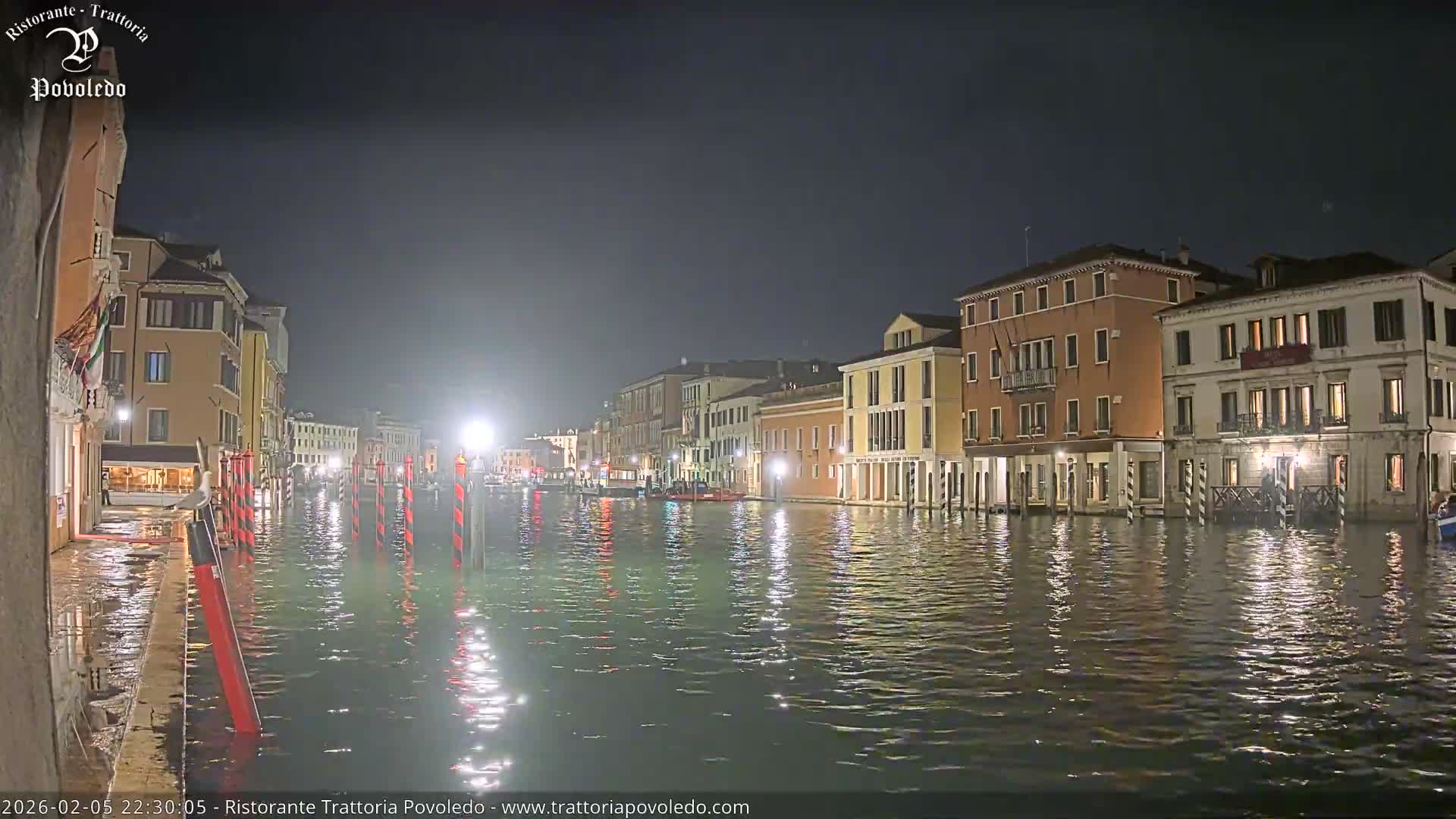 Venezia, Grand Canal Boat Traffic View Live Cam - Venice, Veneto, Italy