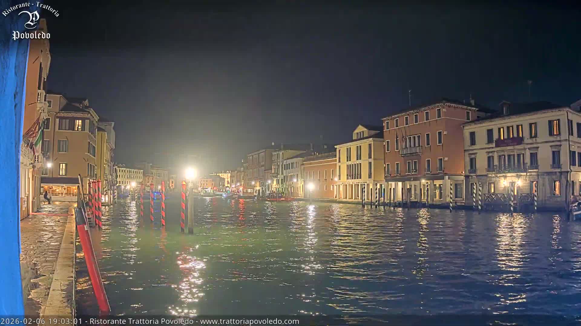 Venezia, Grand Canal Boat Traffic View Live Cam - Venice, Veneto, Italy