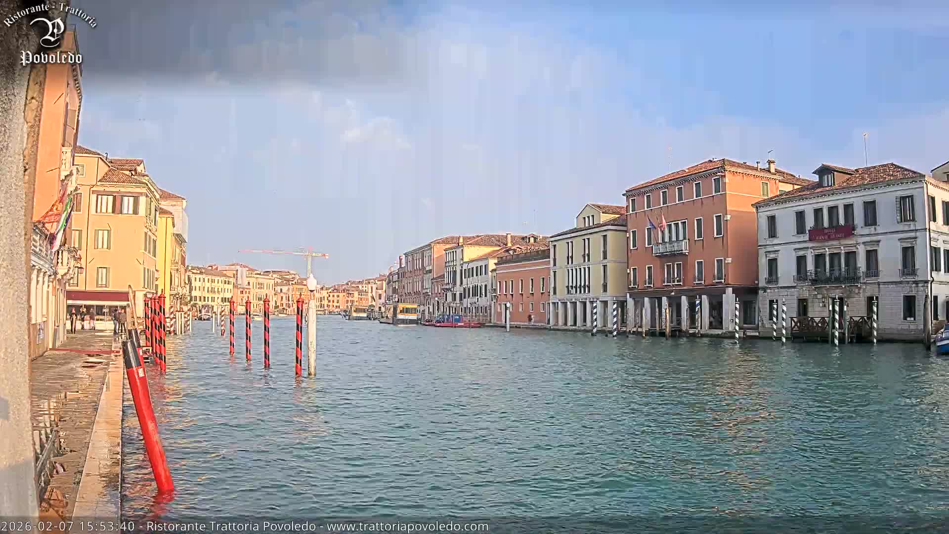 Venezia, Grand Canal Boat Traffic View Live Cam - Venice, Veneto, Italy