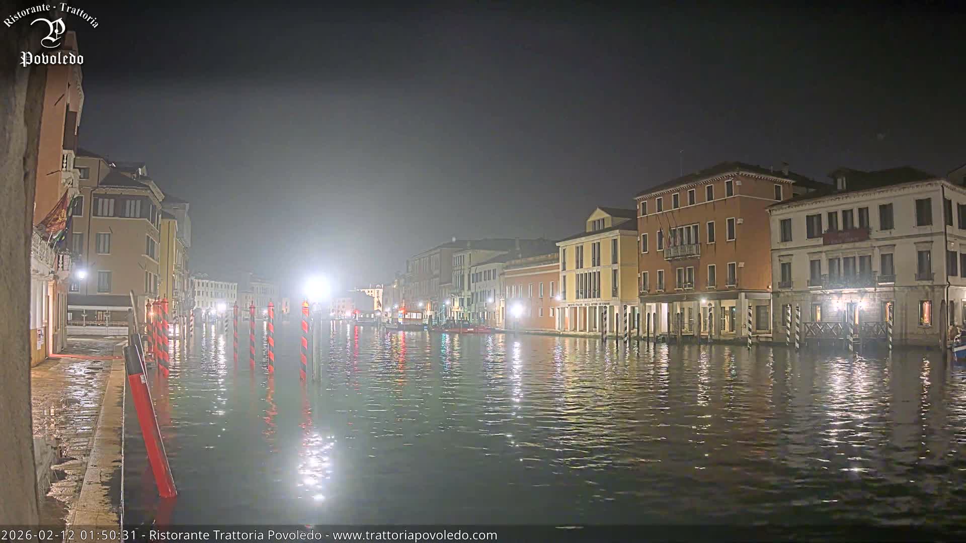 Venezia, Grand Canal Boat Traffic View Live Cam - Venice, Veneto, Italy