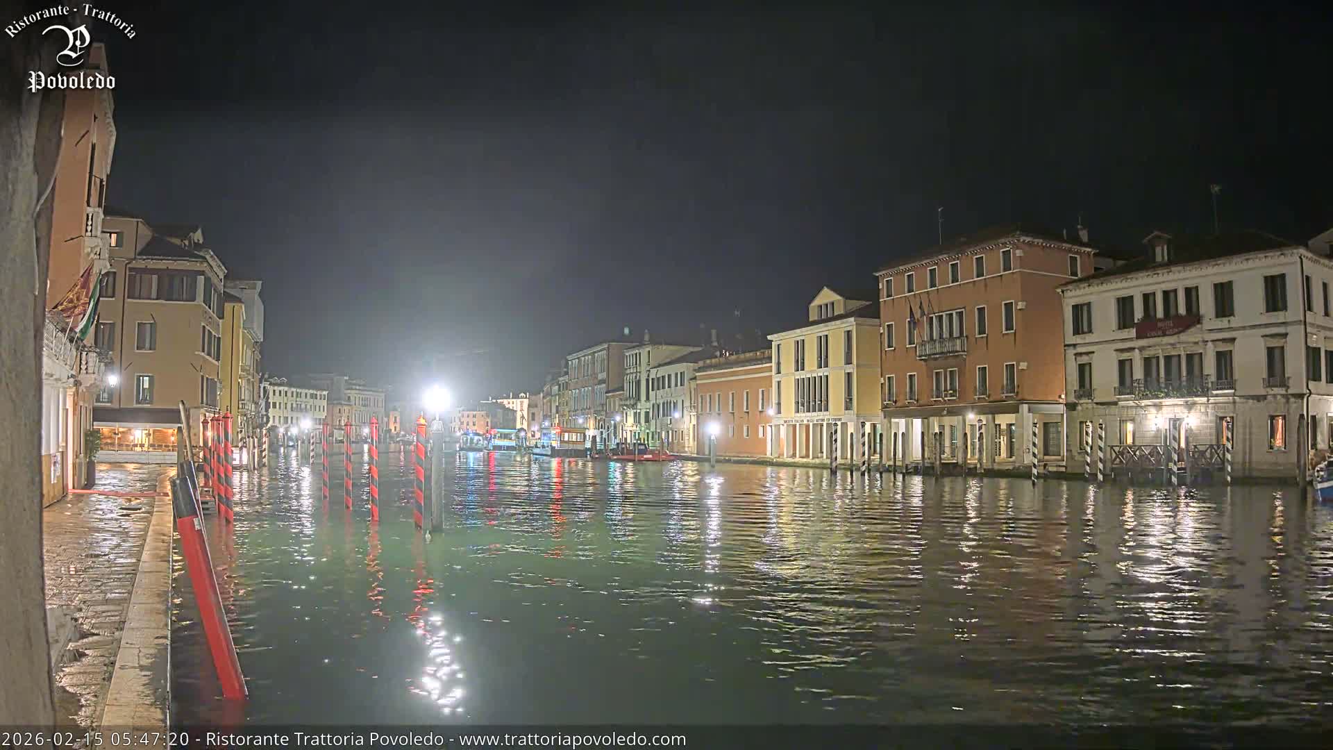 Venezia, Grand Canal Boat Traffic View Live Cam - Venice, Veneto, Italy