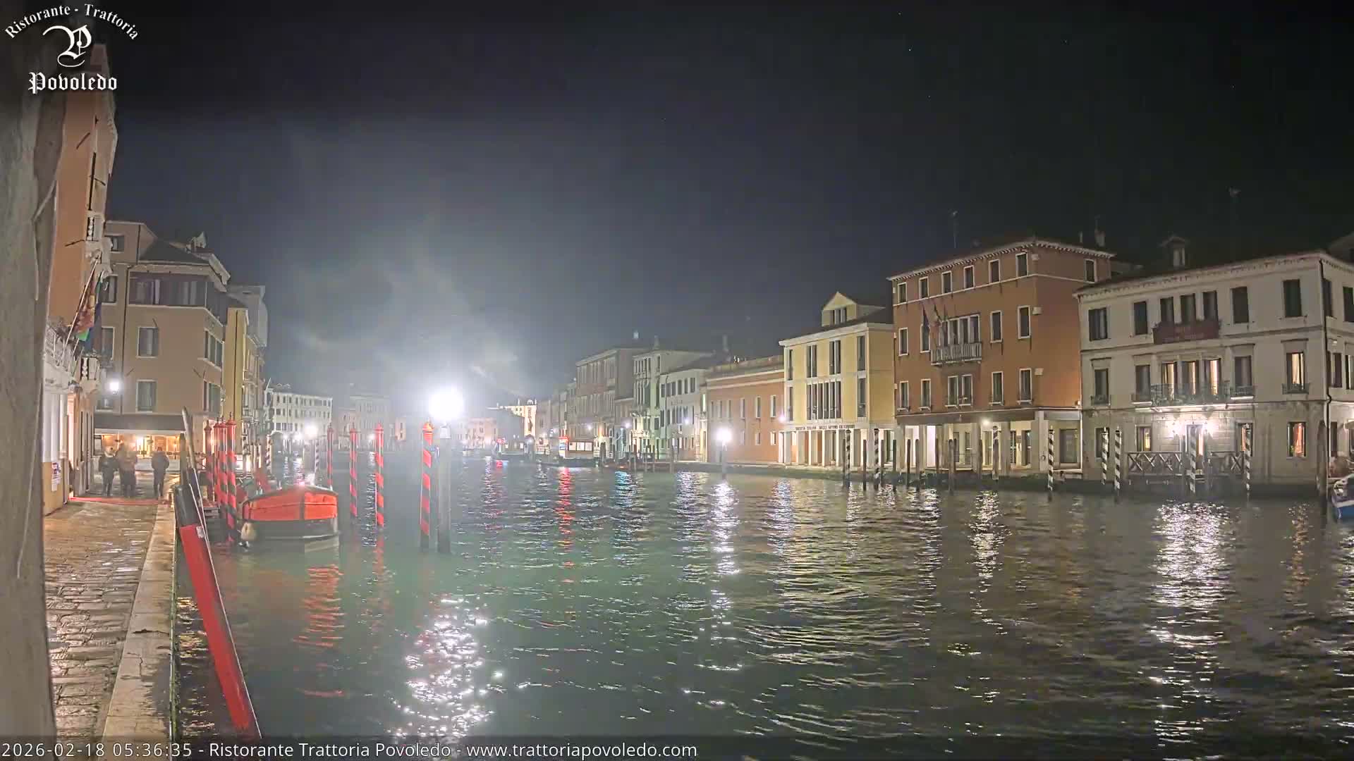 Venezia, Grand Canal Boat Traffic View Live Cam - Venice, Veneto, Italy