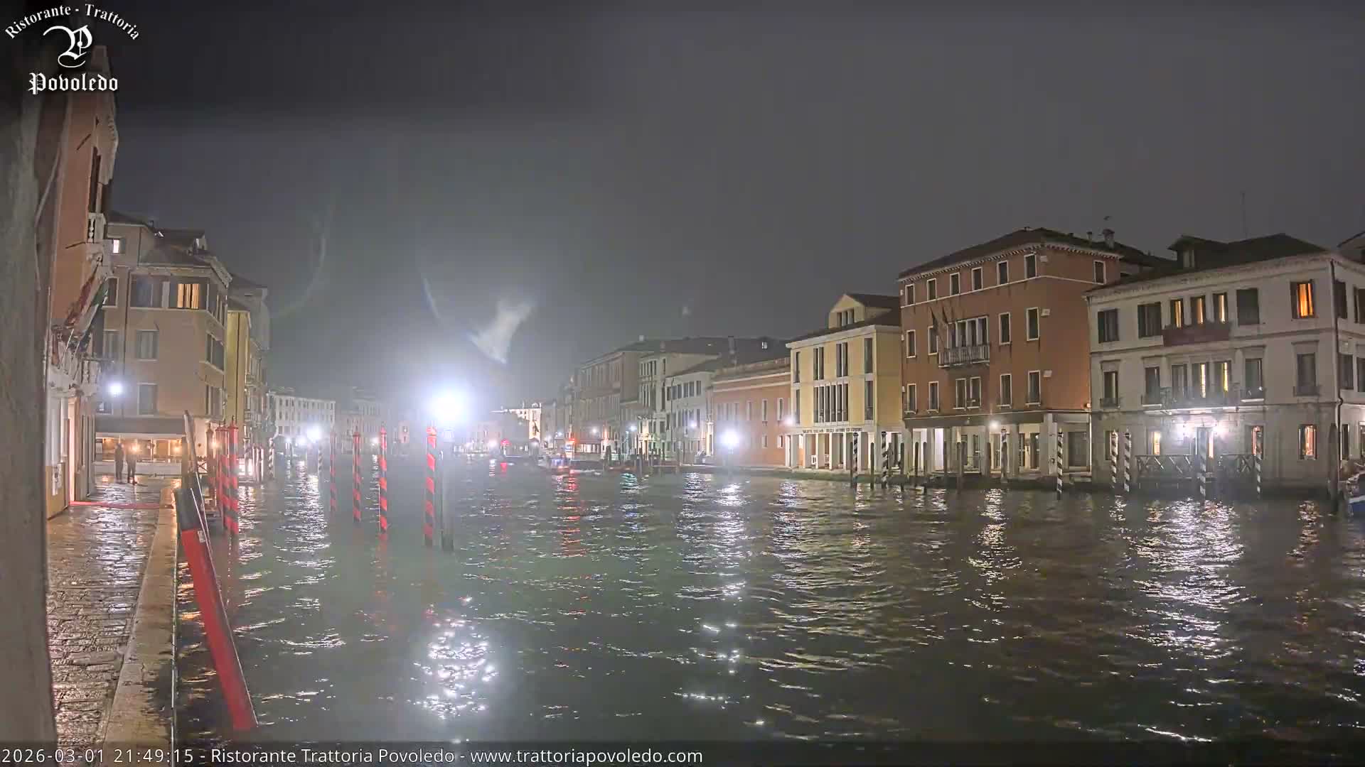 Venezia, Grand Canal Boat Traffic View Live Cam - Venice, Veneto, Italy