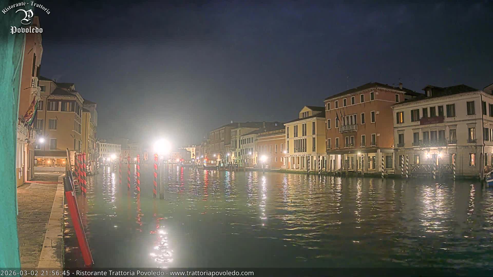 Venezia, Grand Canal Boat Traffic View Live Cam - Venice, Veneto, Italy