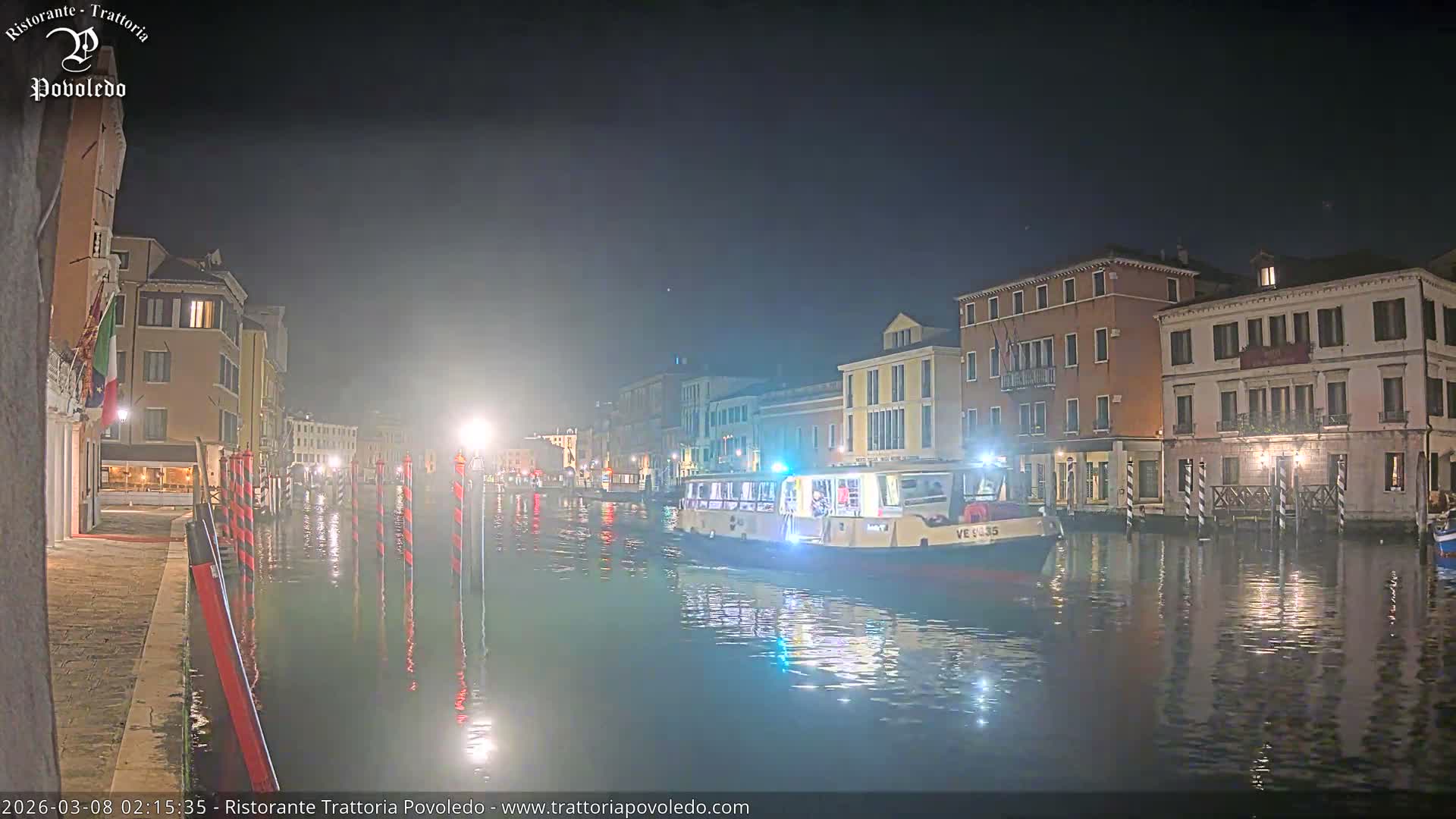 Venezia, Grand Canal Boat Traffic View Live Cam - Venice, Veneto, Italy