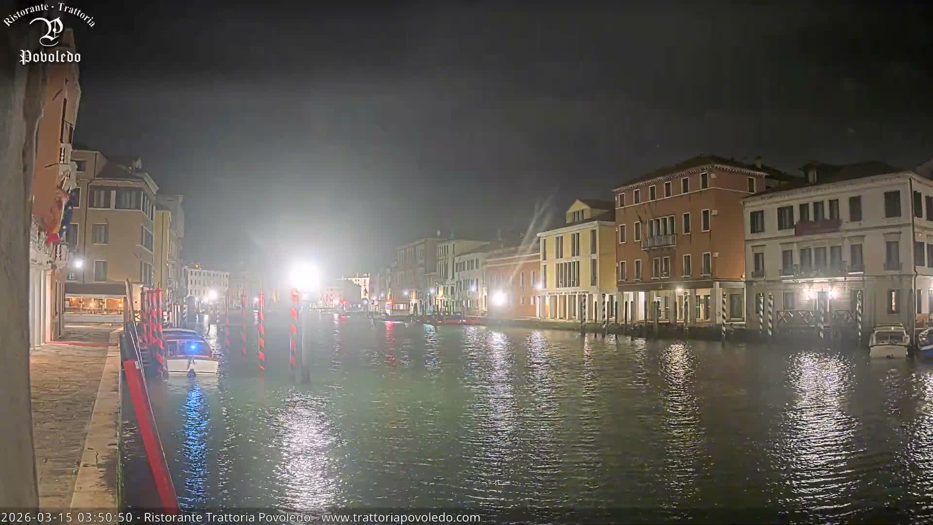 Venezia, Grand Canal Boat Traffic View Live Cam - Venice, Veneto, Italy
