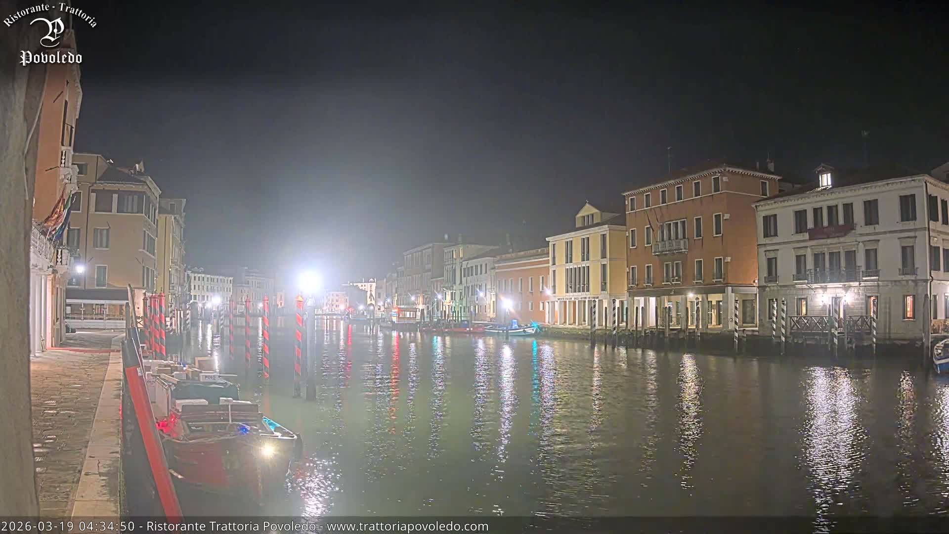 Venezia, Grand Canal Boat Traffic View Live Cam - Venice, Veneto, Italy