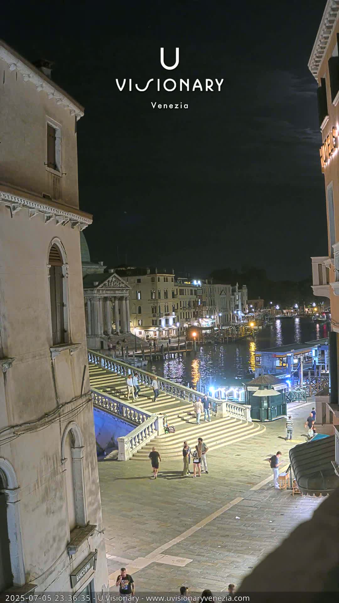Venice, Ponte degli Scalzi Bridge & Chiesa di San Simeon Piccolo Church Live Cam - Venice, Veneto, Italy