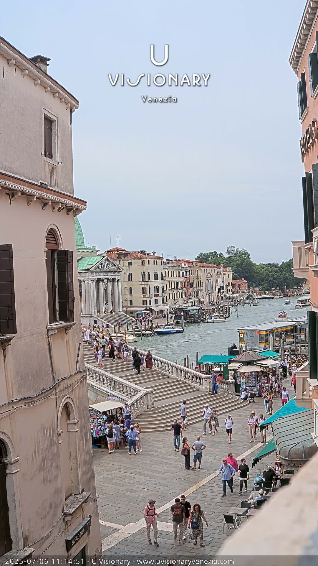 Venice, Ponte degli Scalzi Bridge & Chiesa di San Simeon Piccolo Church Live Cam - Venice, Veneto, Italy